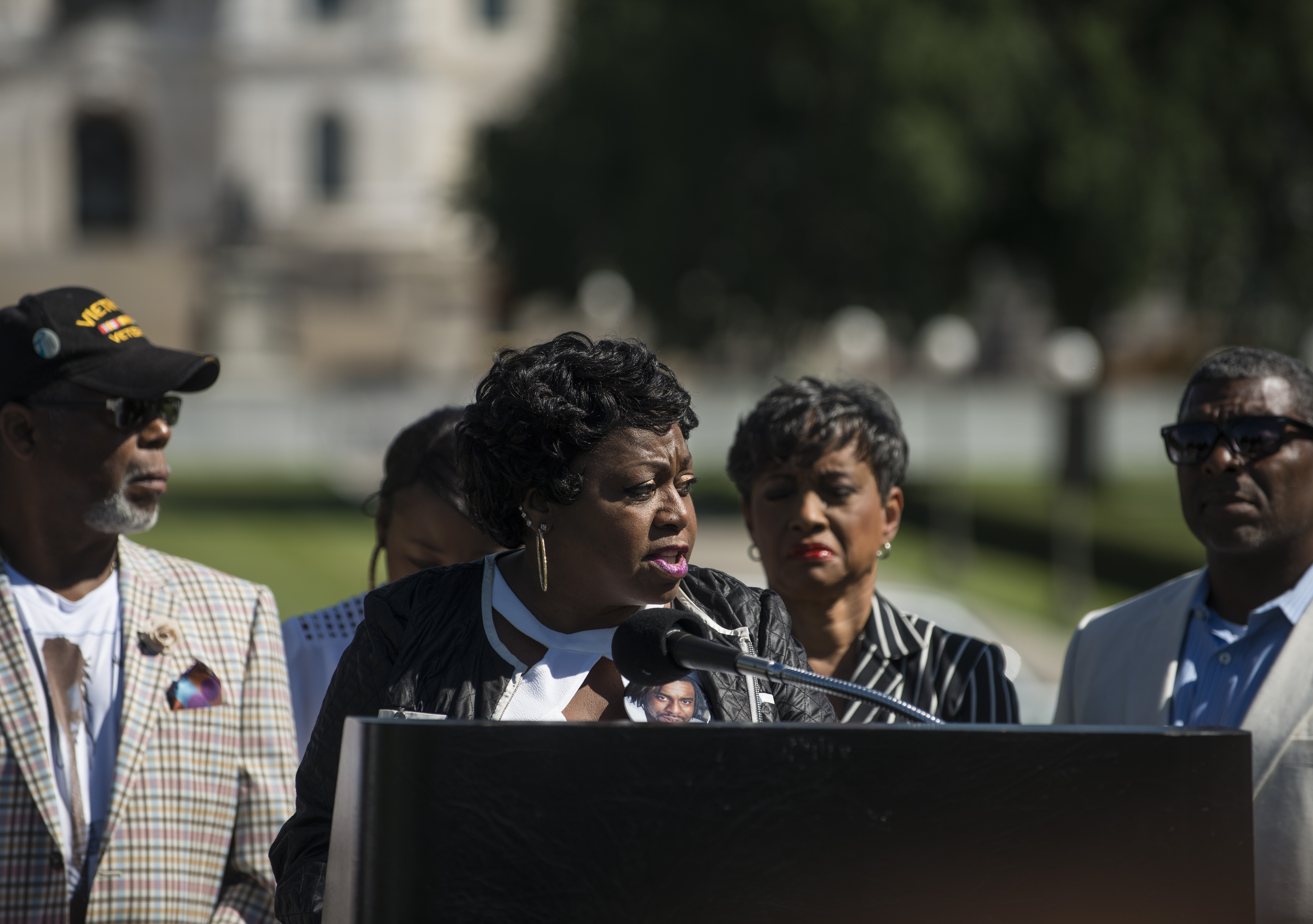 Family And Attorney For Philando Castile Hold News Conference At City Hall