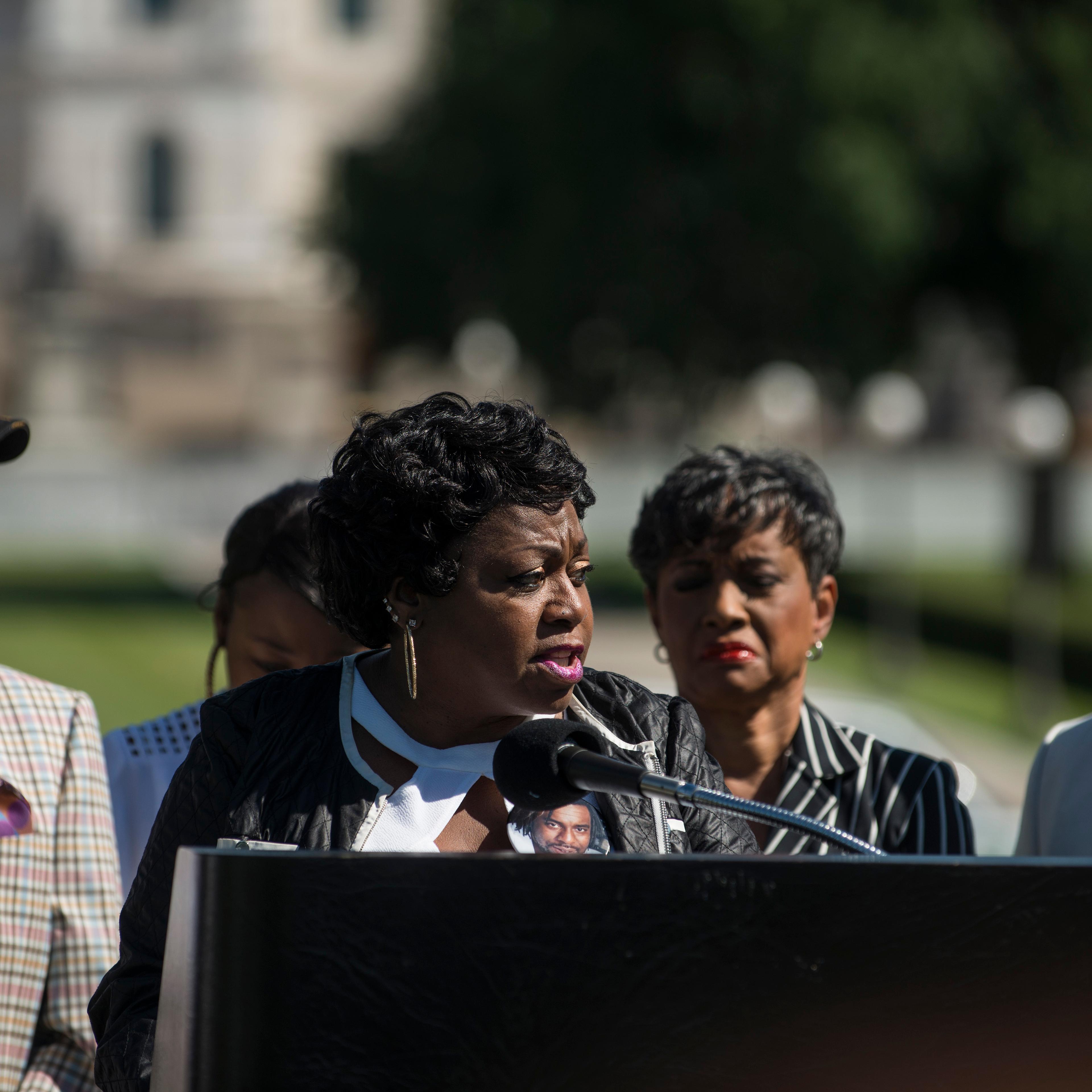 Family And Attorney For Philando Castile Hold News Conference At City Hall