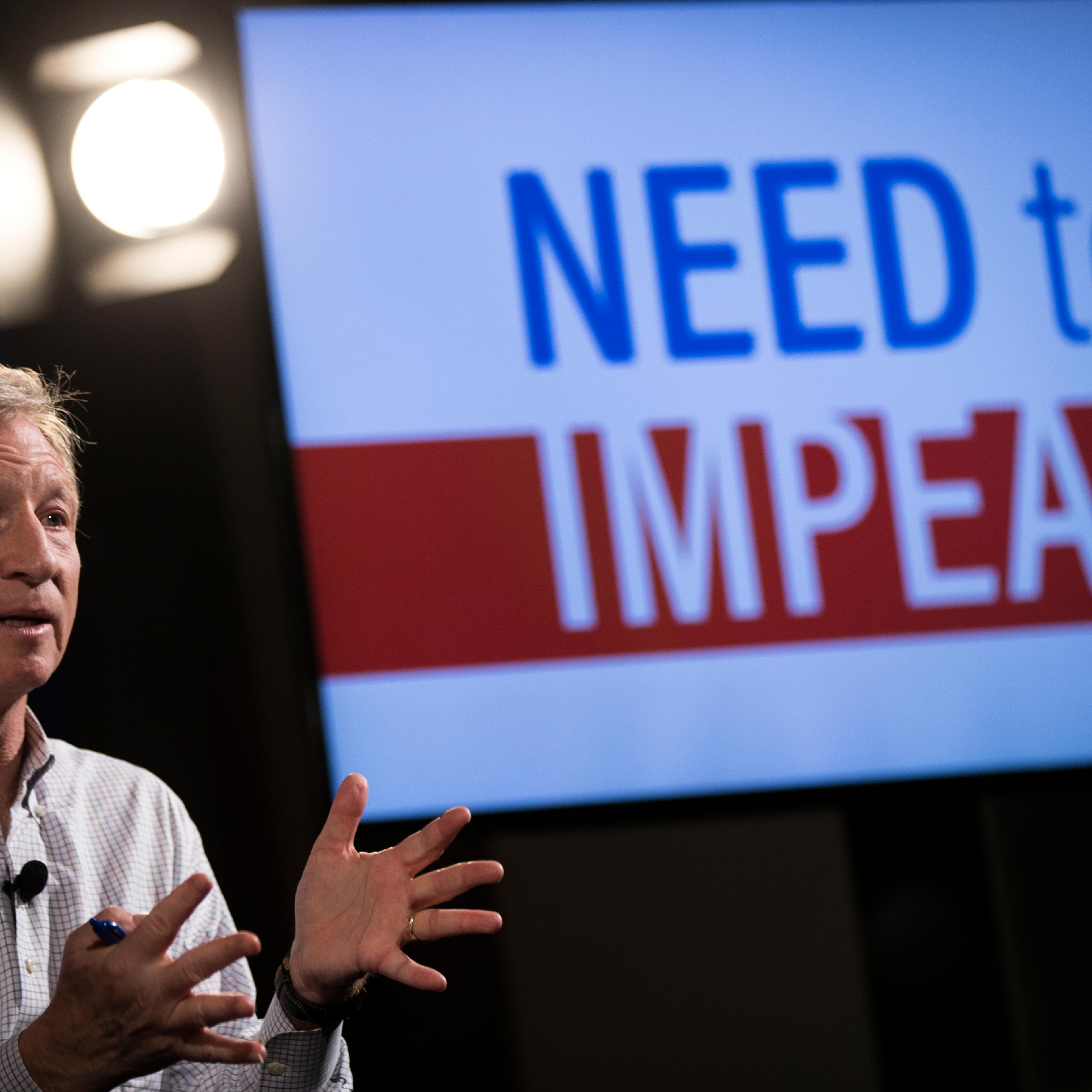 Tom Steyer Holds "Need To Impeach" Town Hall In New York