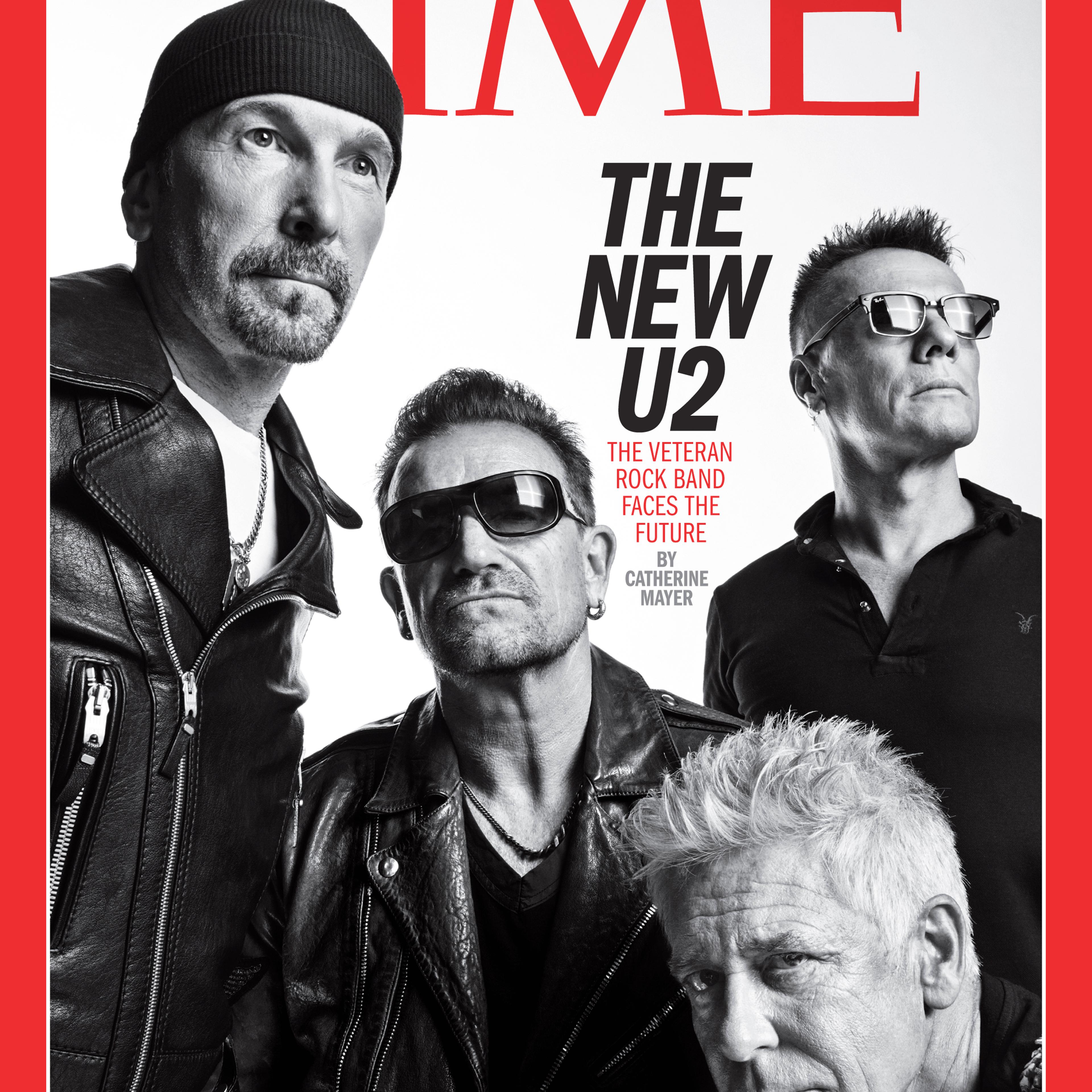 U2 on the cover of TIME's Sept. 29 International edition.
