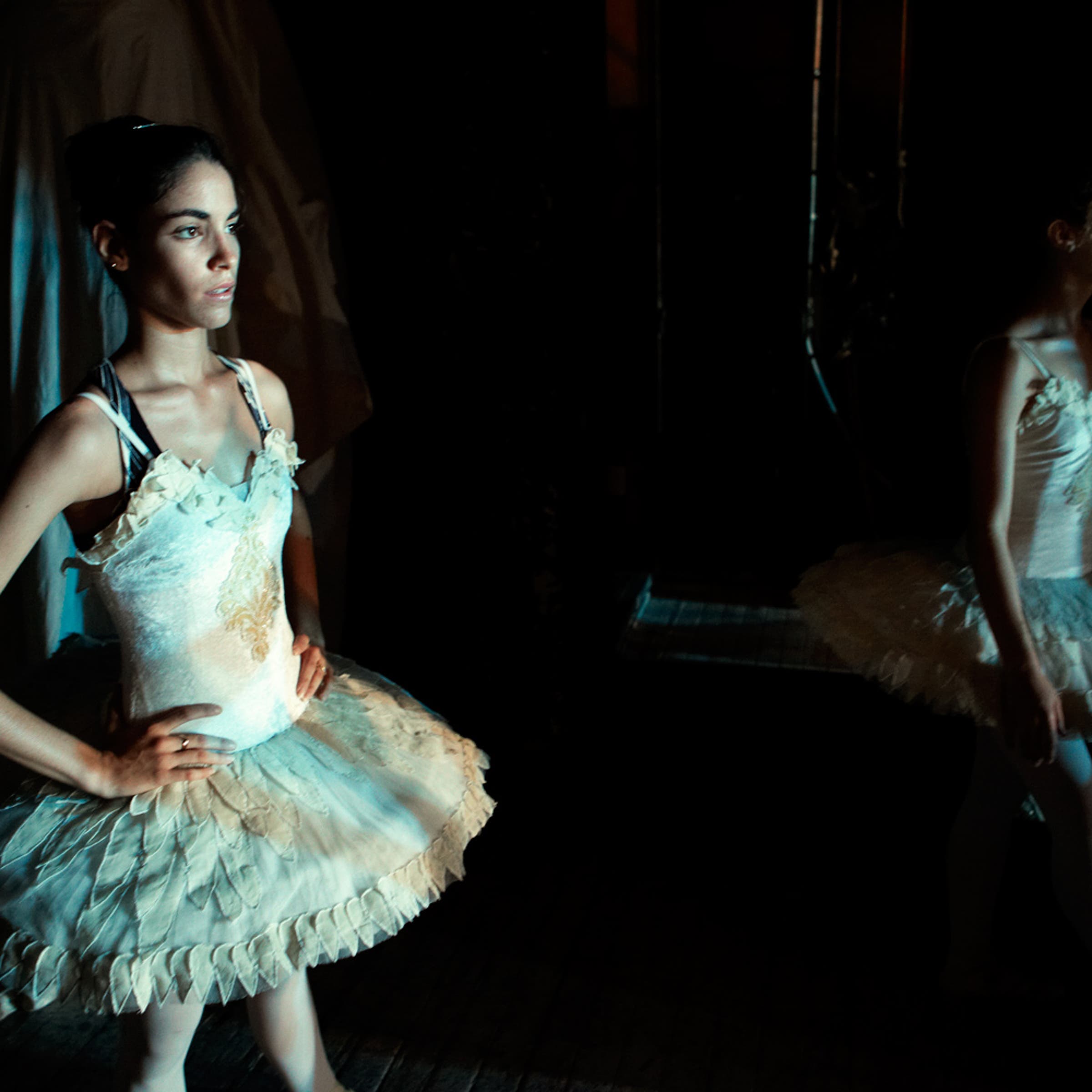 A young dancer of the Ballet Nacional de Cuba waits backstage during a performance of Swan Lake in Havana, Cuba, May 2011.
The company will perform Tchaikovsky’s ballet and other classics in the U.S.—its first tour of America in eight years and the first time many of these young dancers will set foot on American soil.