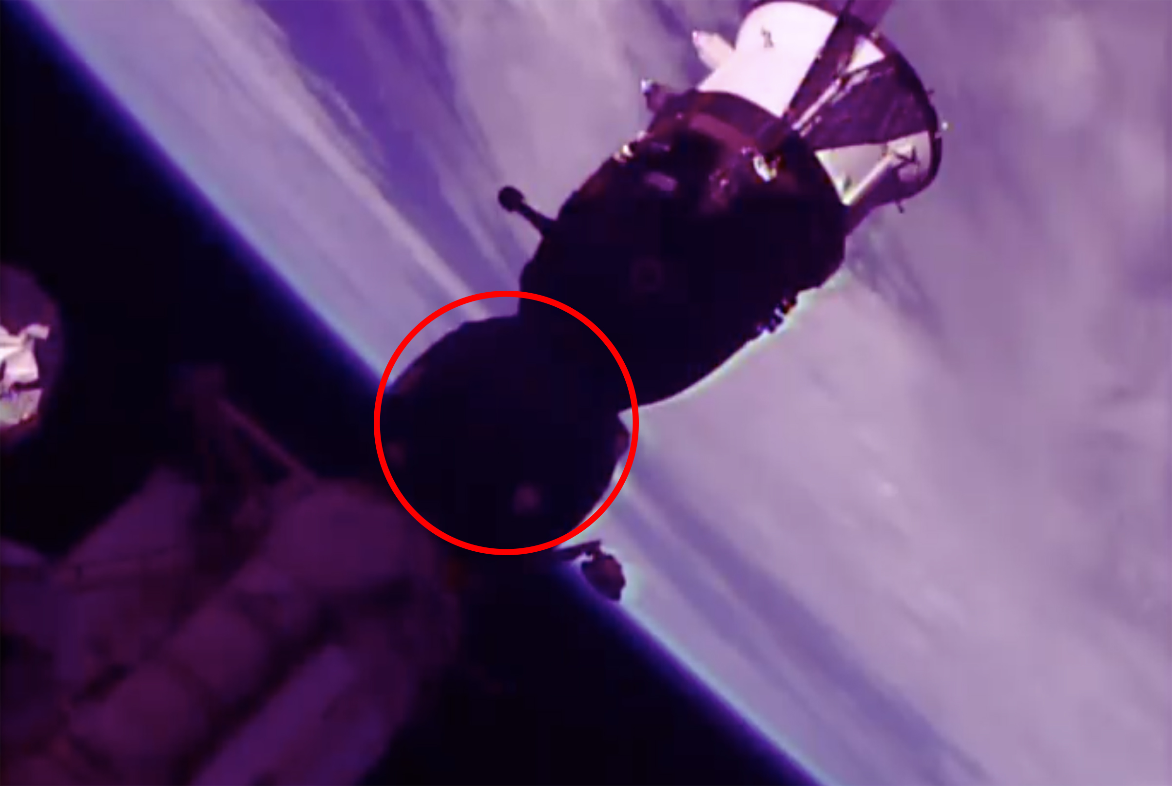 Leak in Orbital Module of Soyuz spacecraft