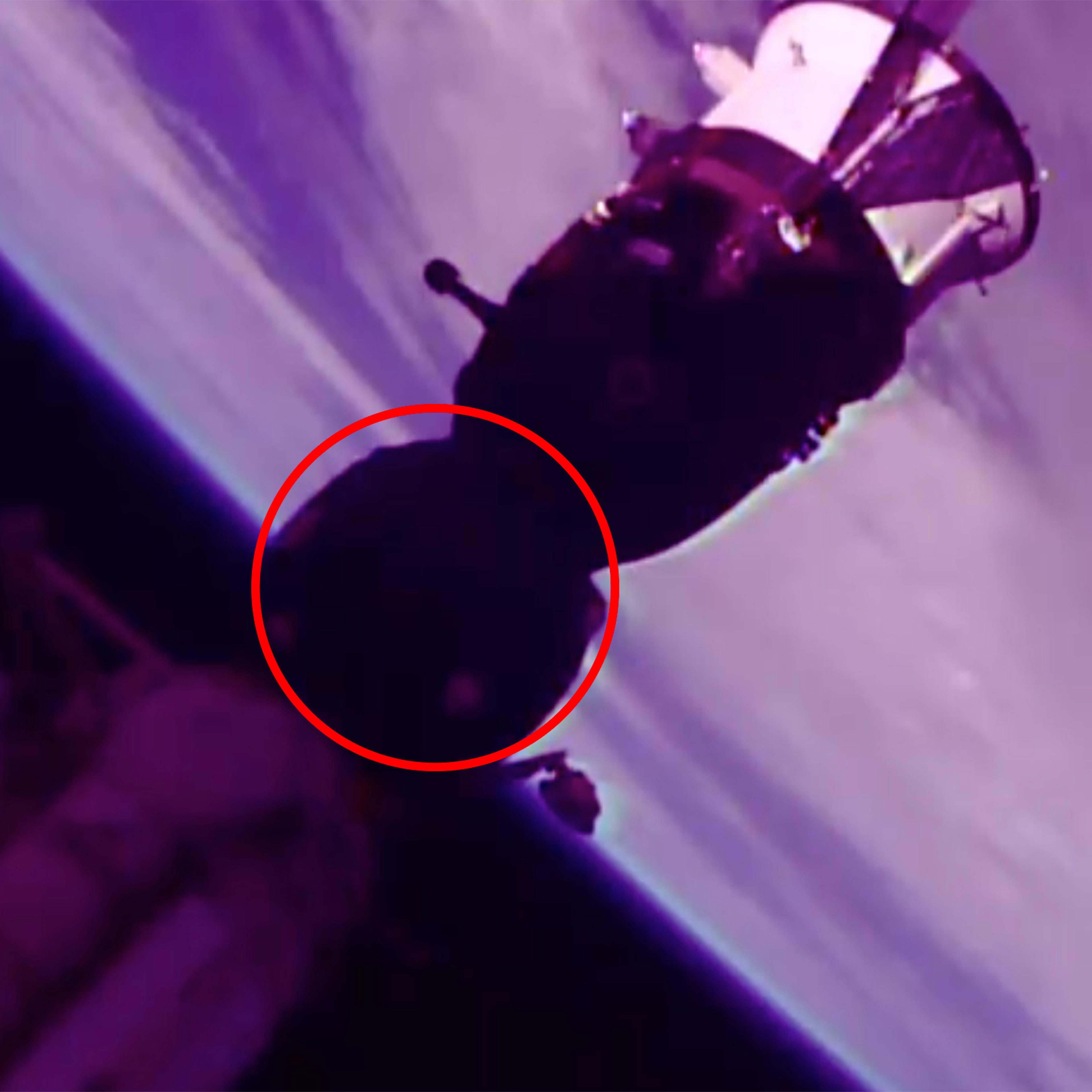 Leak in Orbital Module of Soyuz spacecraft