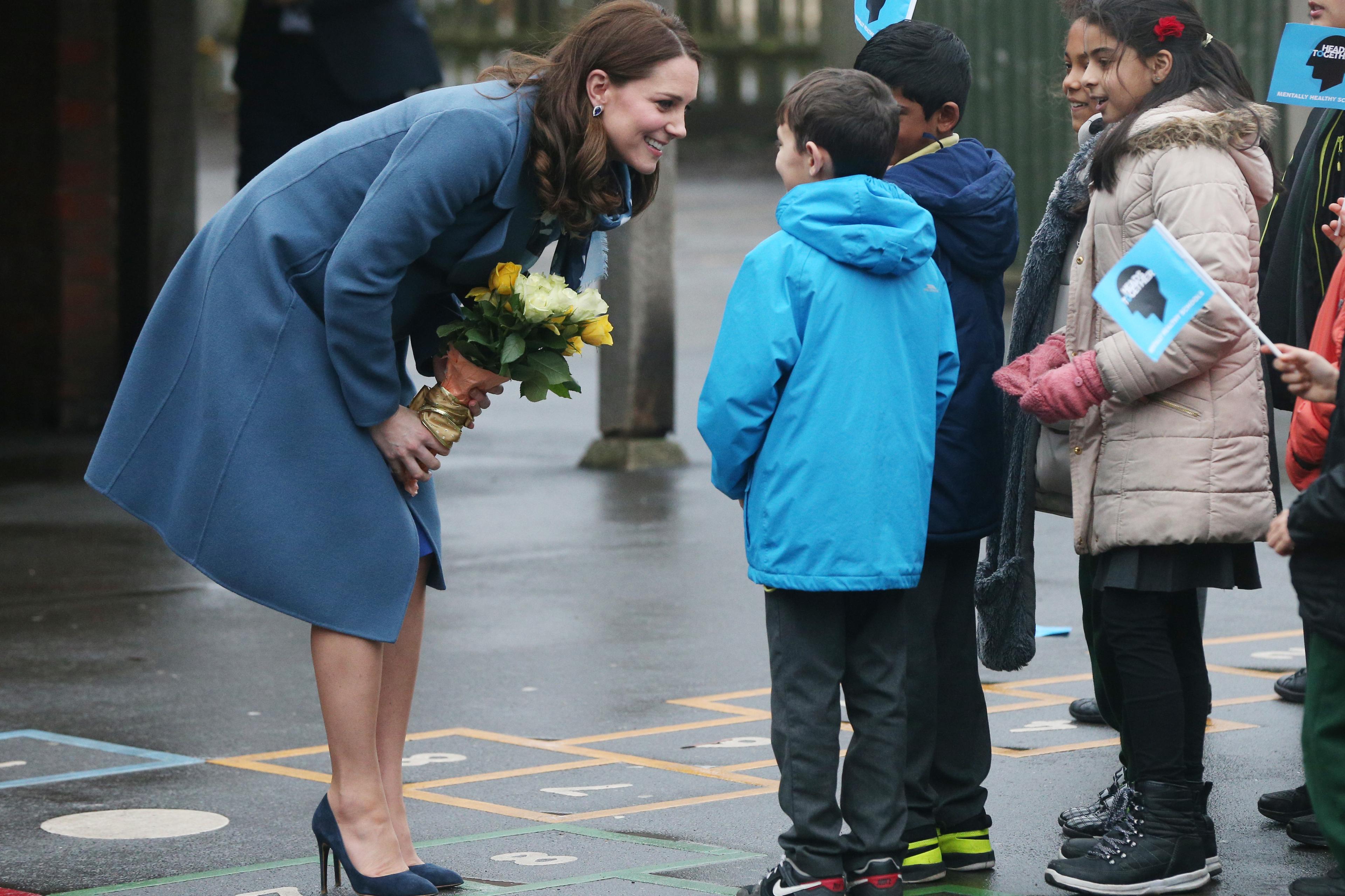 The Duchess Of Cambridge Launches Mental Health Programme For Schools