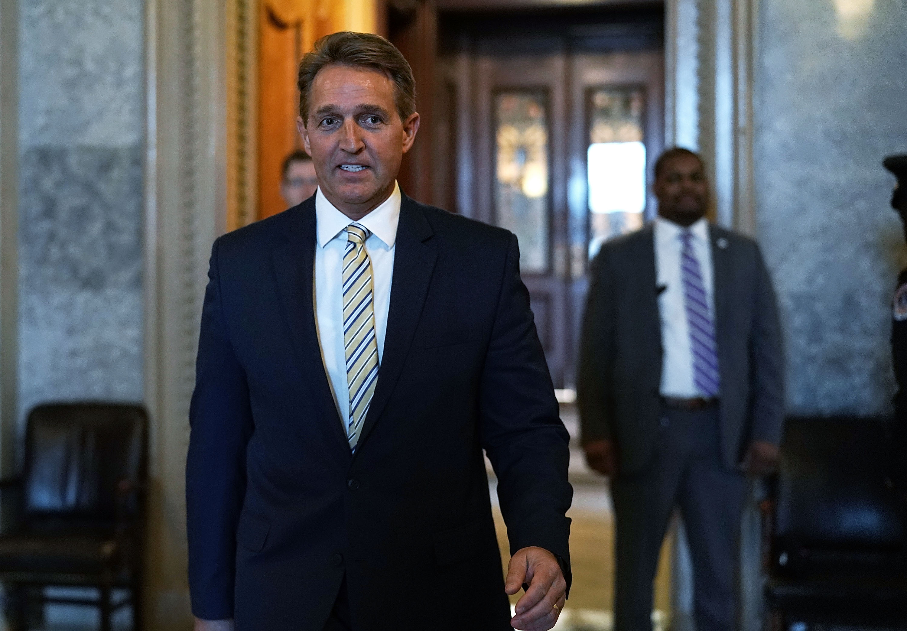 Sen. Jeff Flake (R-AZ) Delivers Critical Speech Against Trump's Attacks On The Media In Senate Chamber