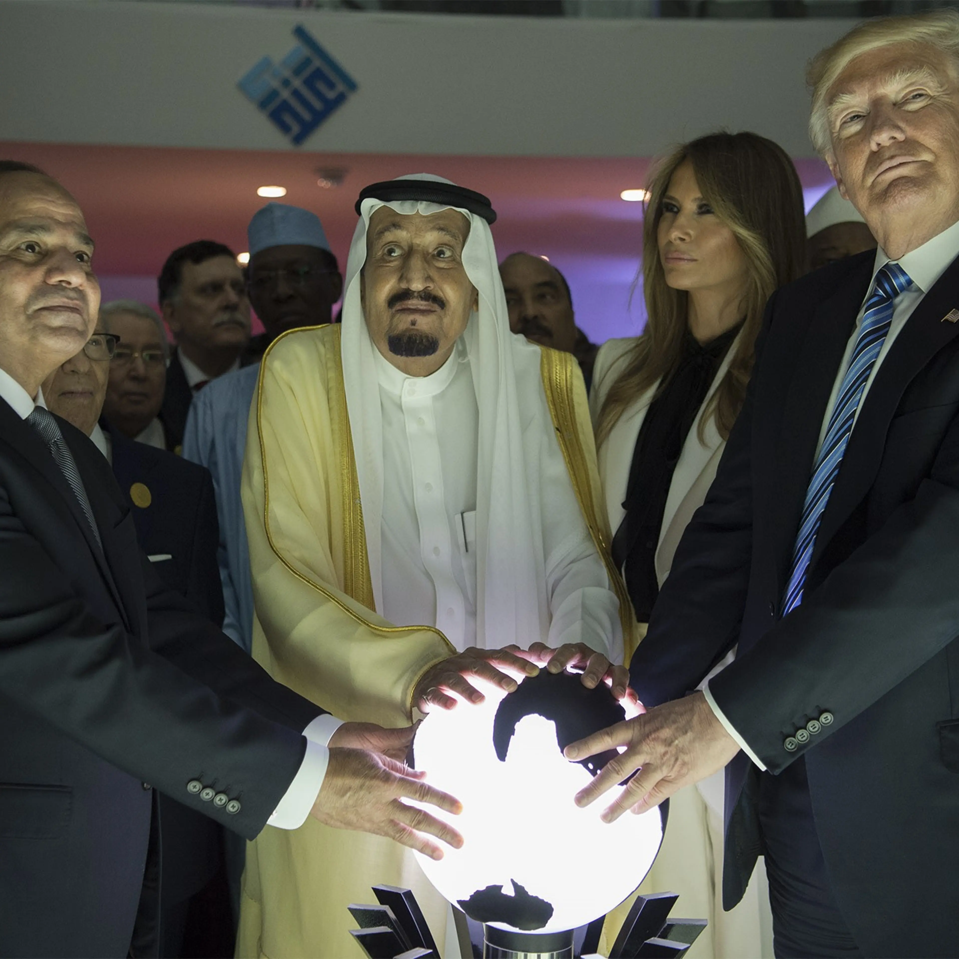 US President Trump in Saudi Arabia