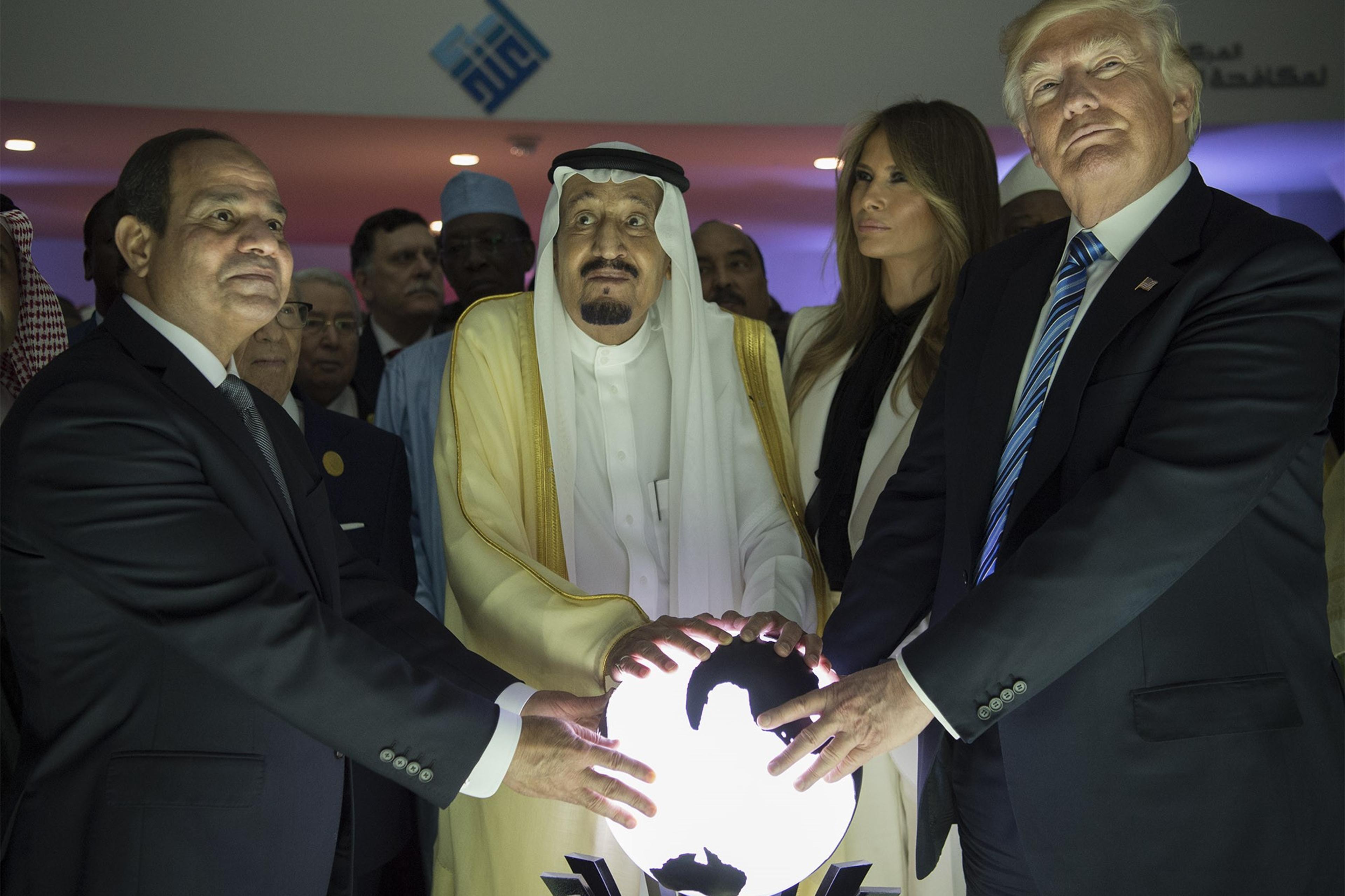US President Trump in Saudi Arabia