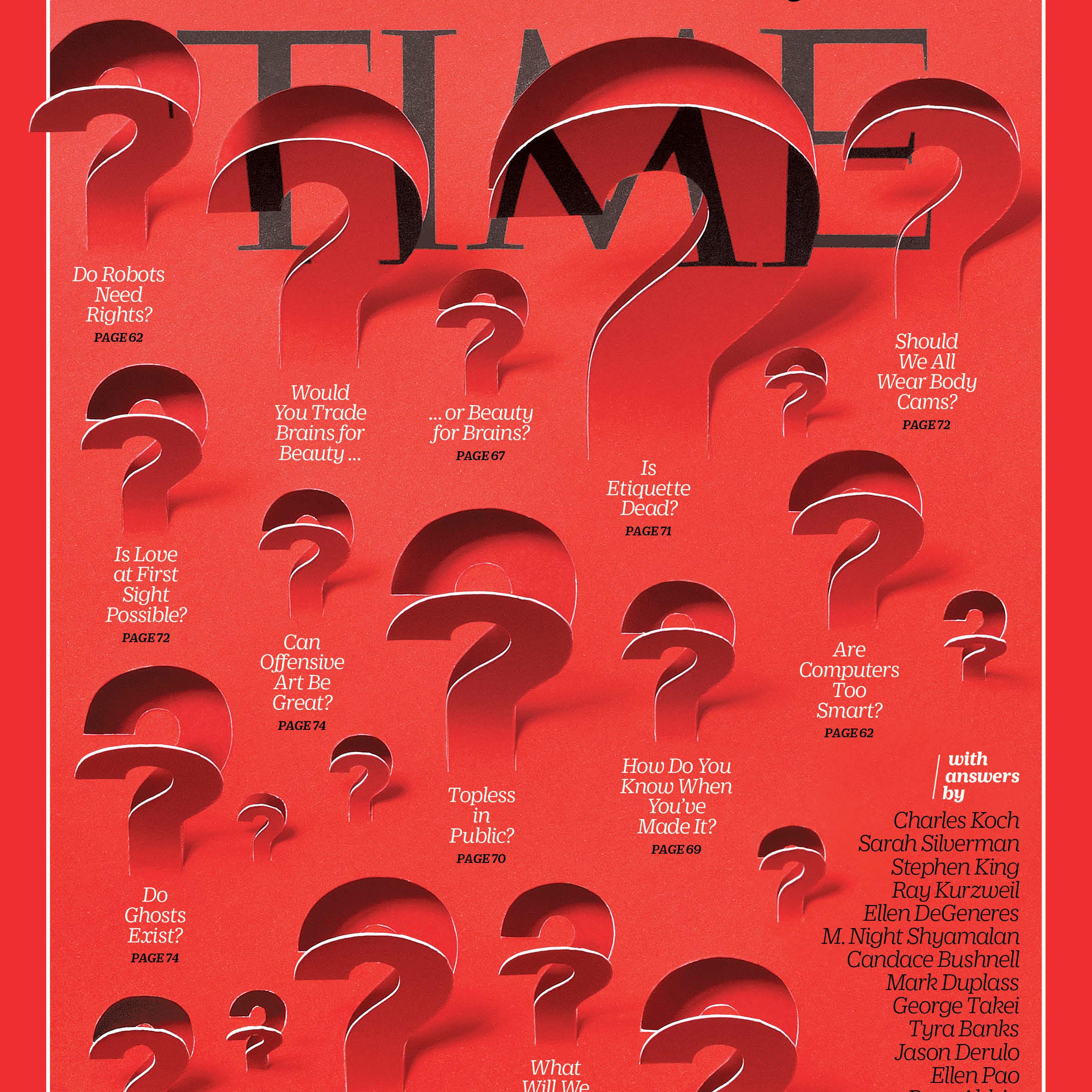 The Question Everything Issue Time Magazine Cover