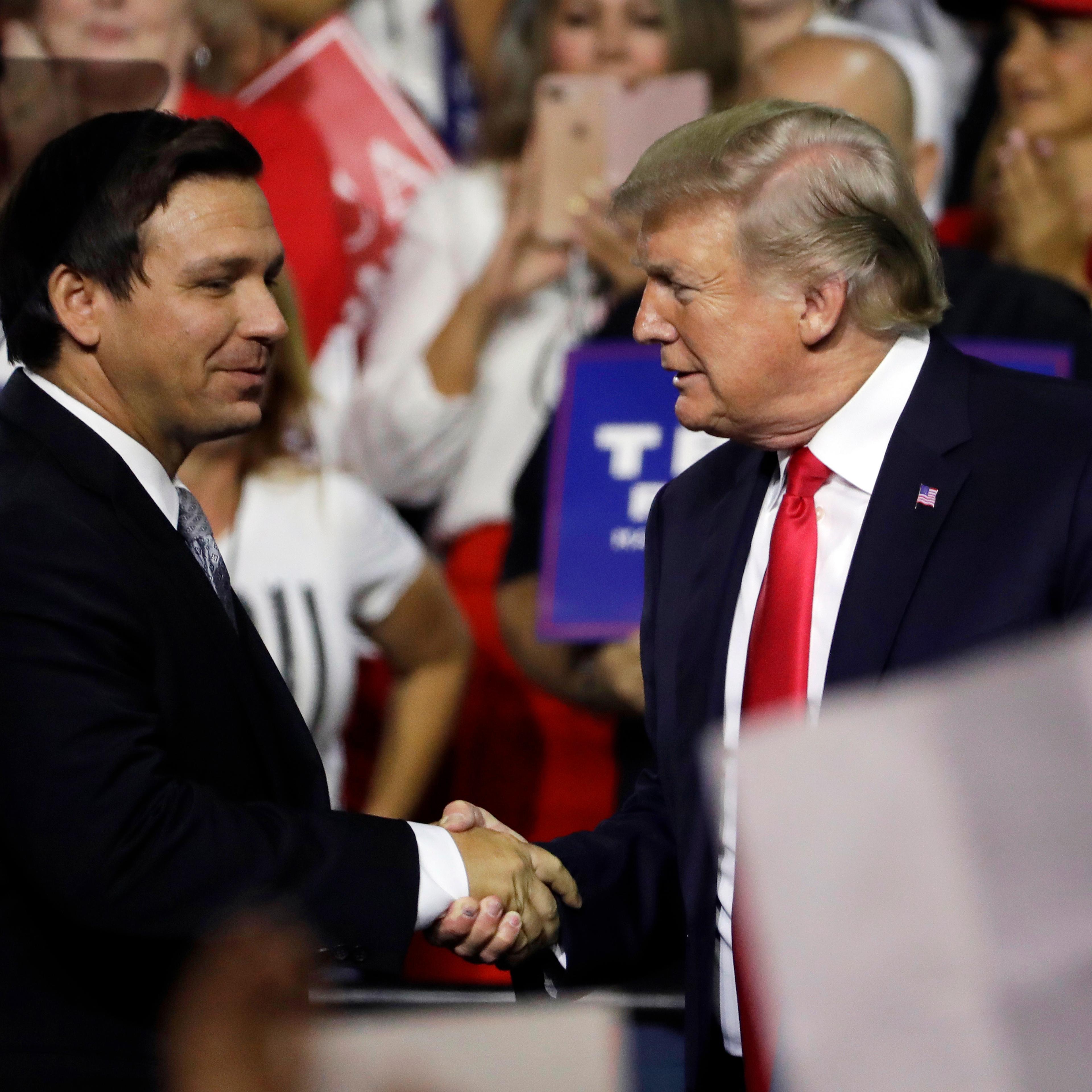 Ron DeSantis, Donald Trump