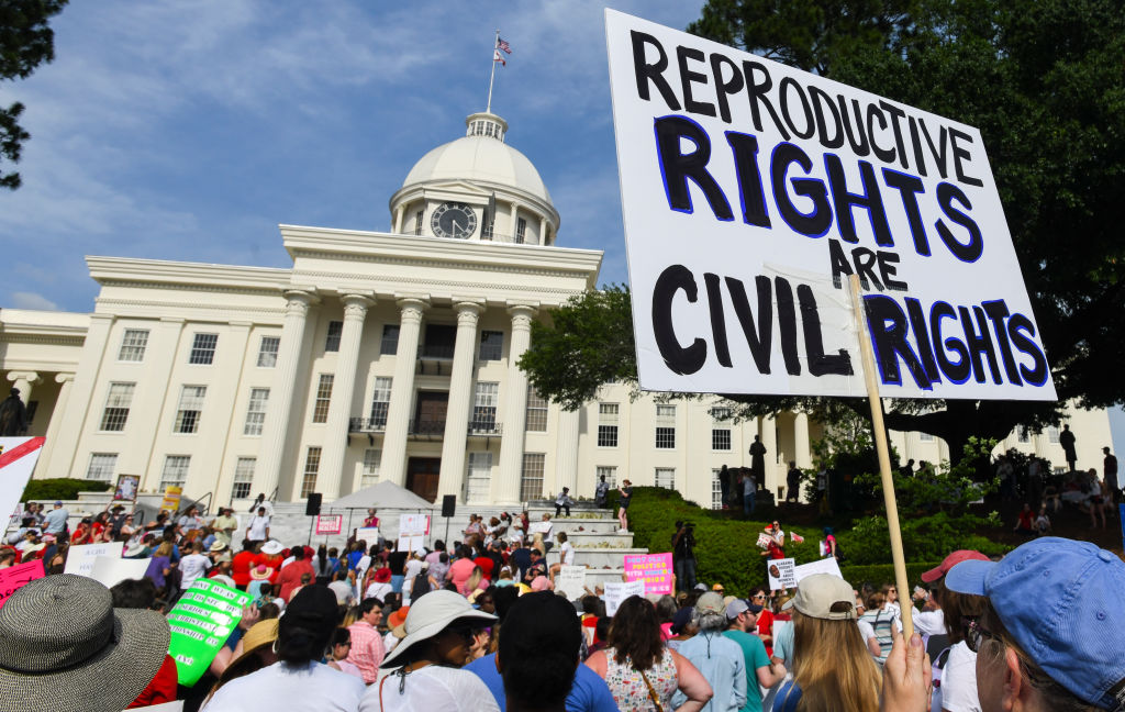 March For Reproductive Freedom Held In Response To New Alabama Abortion Law