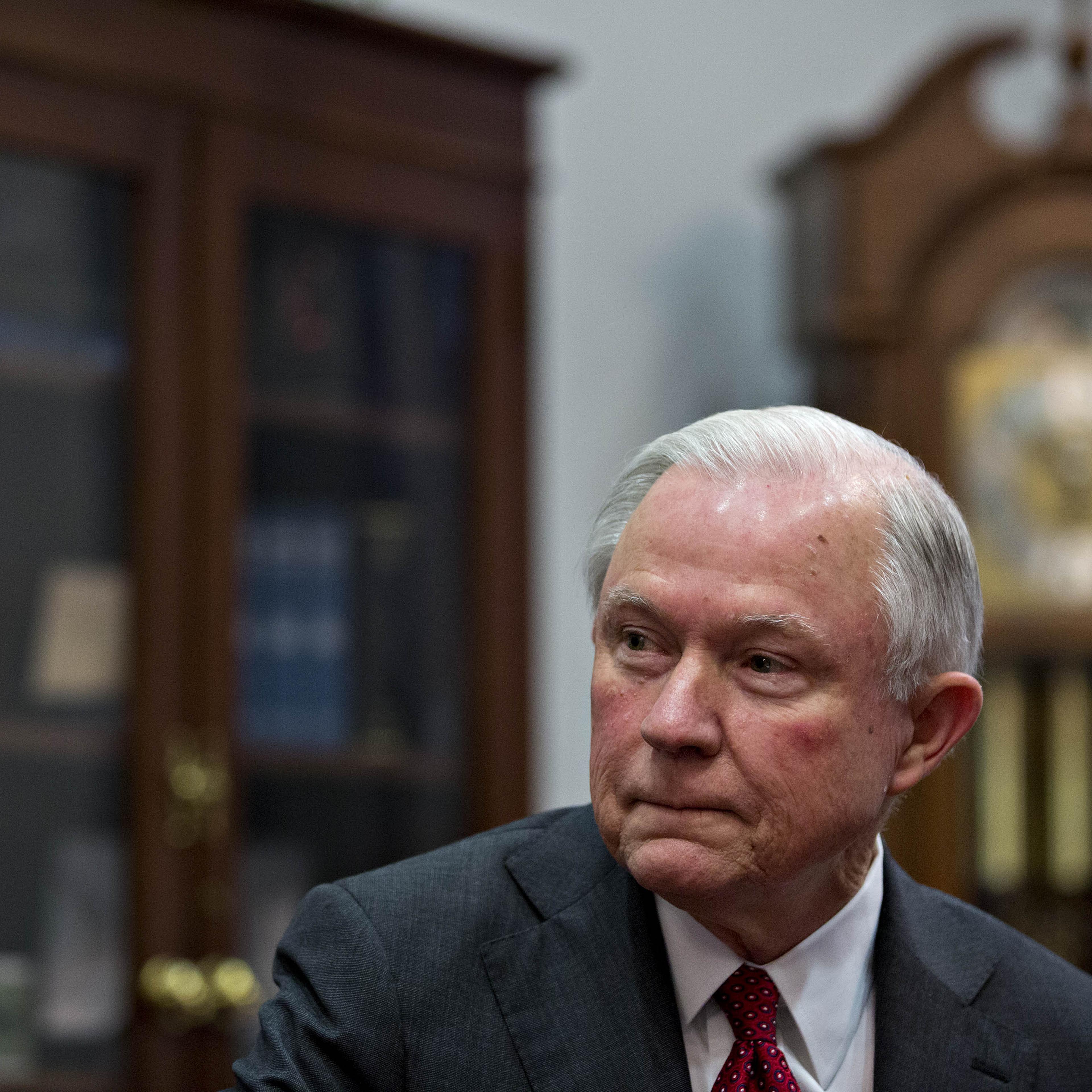 Senate Judiciary Committee Chairman Chuck Grassley Meets With Attorney General Nominee Jeff Sessions