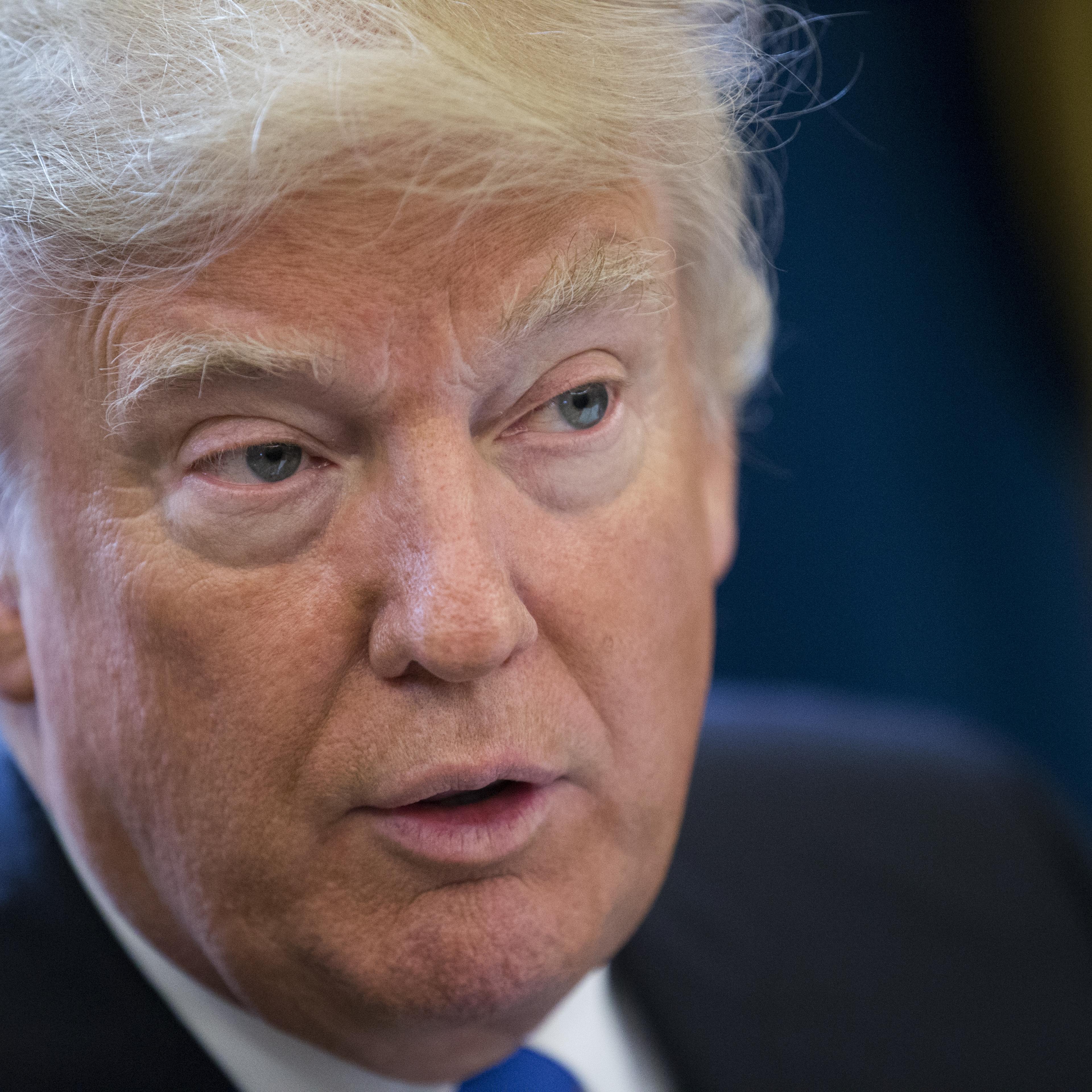 President Trump Signs Executive Order In The Oval Office