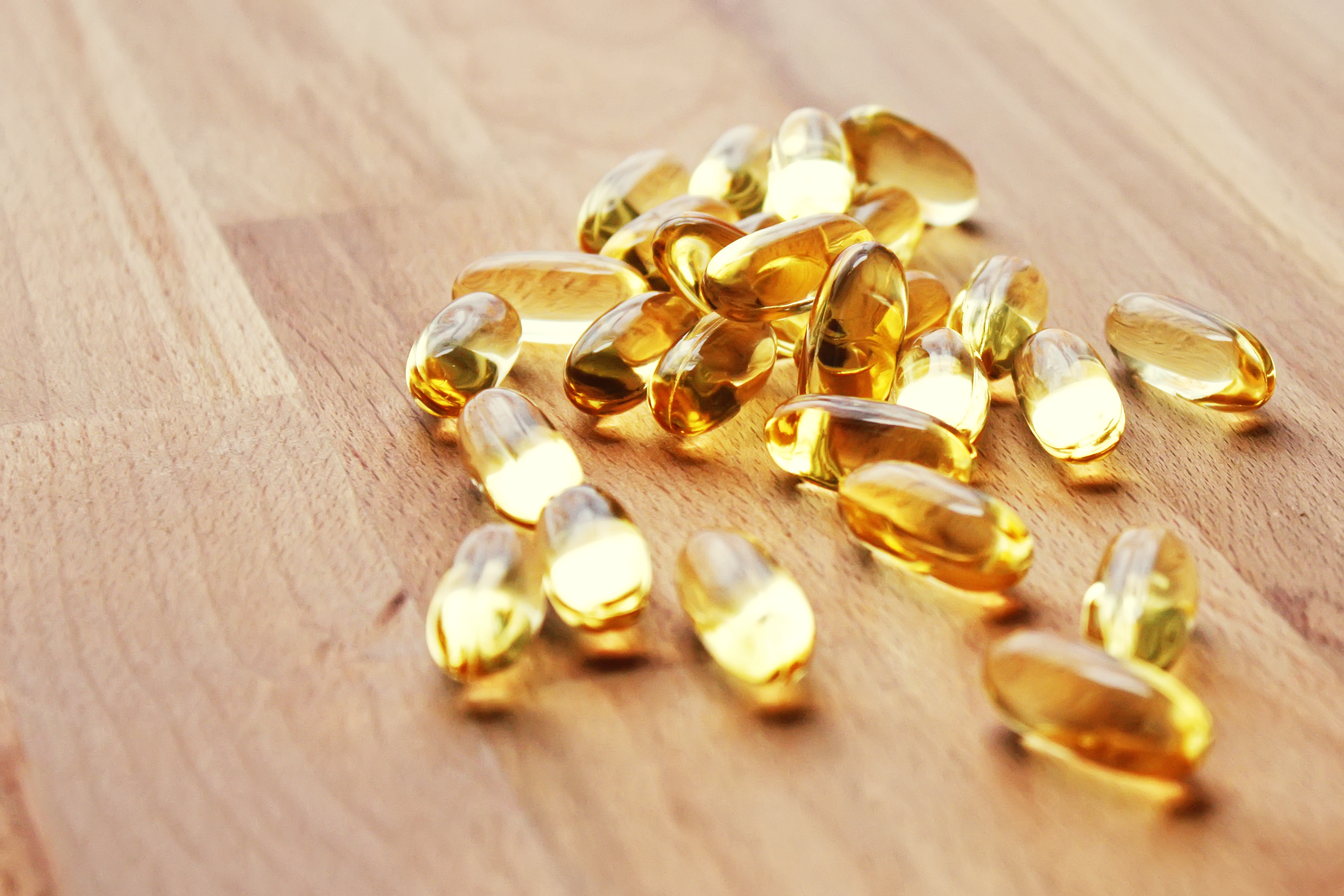 Fish oil capsules