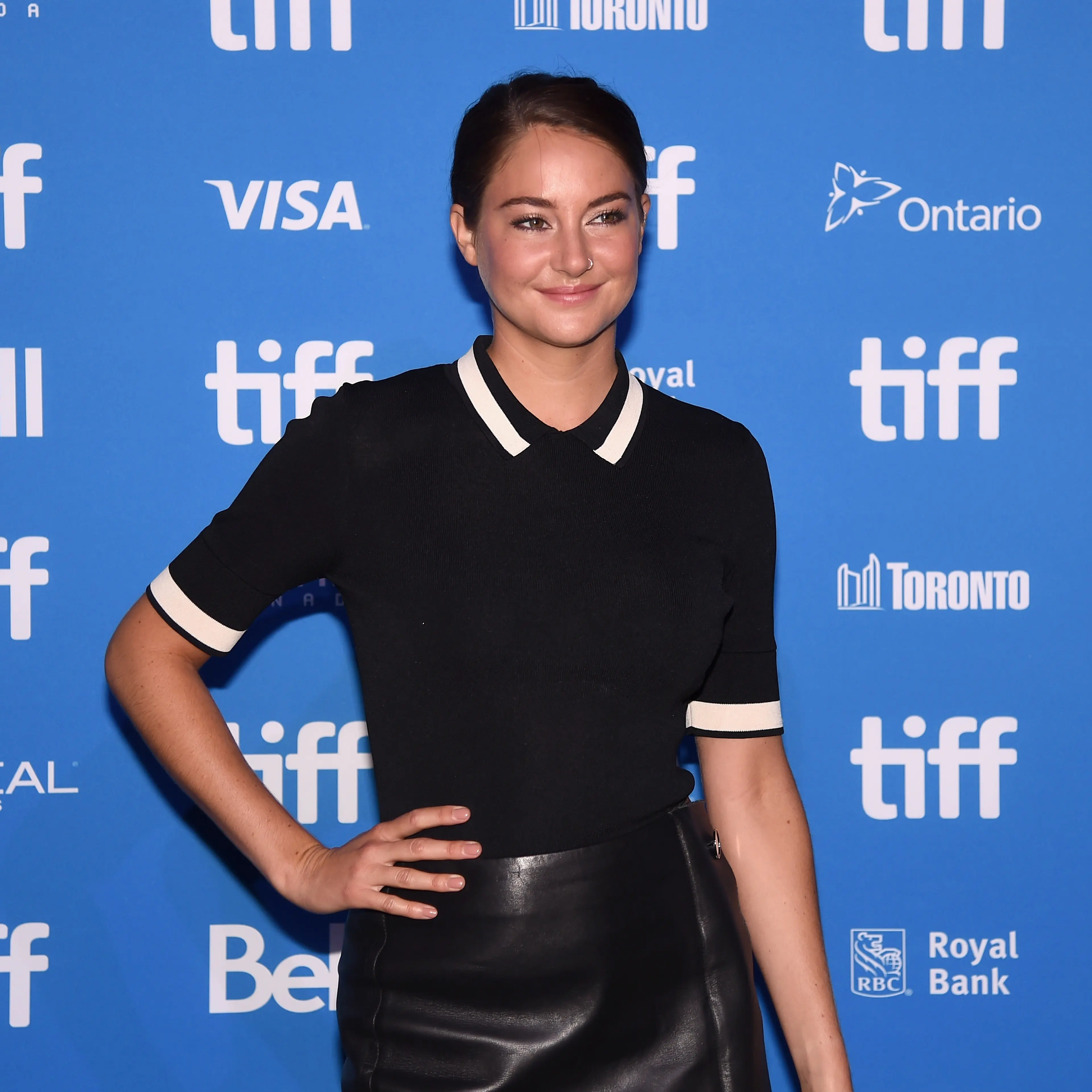 Actress Shailene Woodley attends "Snowden" press conference during the 2016 Toronto International Film Festival at TIFF Bell Lightbox in Toronto on Sept. 10, 2016 .