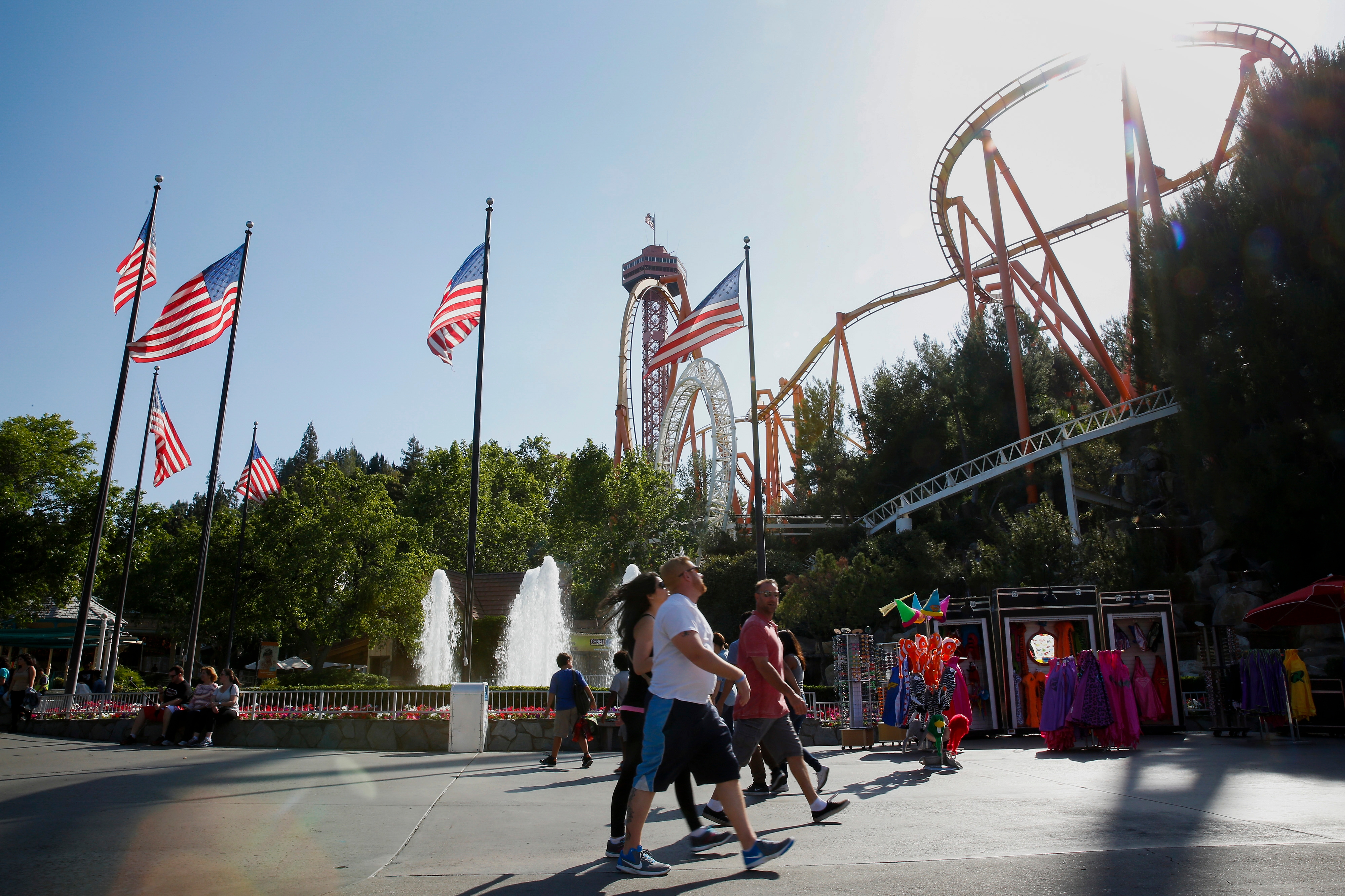 Inside Six Flags Magic Mountain Amusement Park Ahead Of Earnings Figures