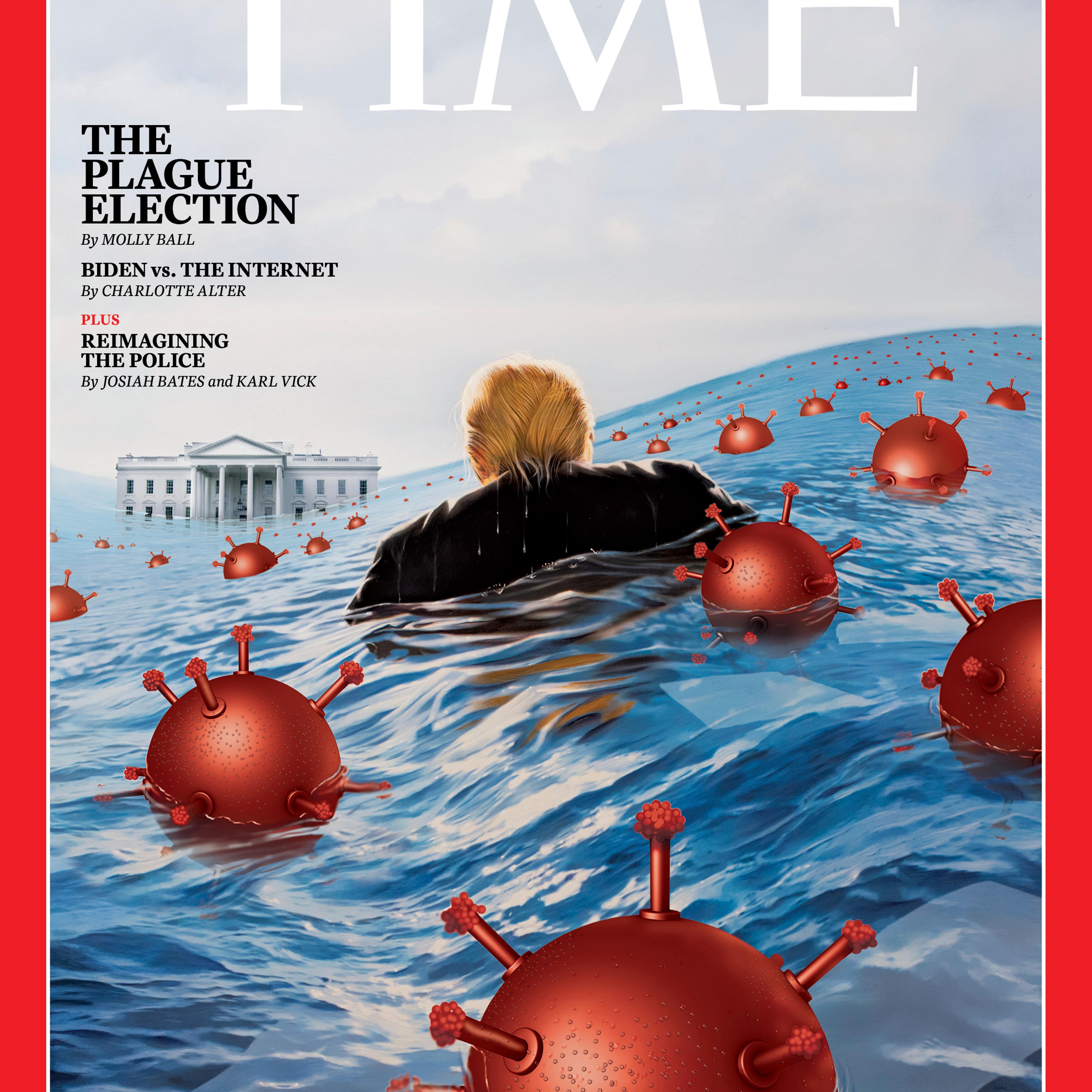 The Plague Election Time Magazine Cover