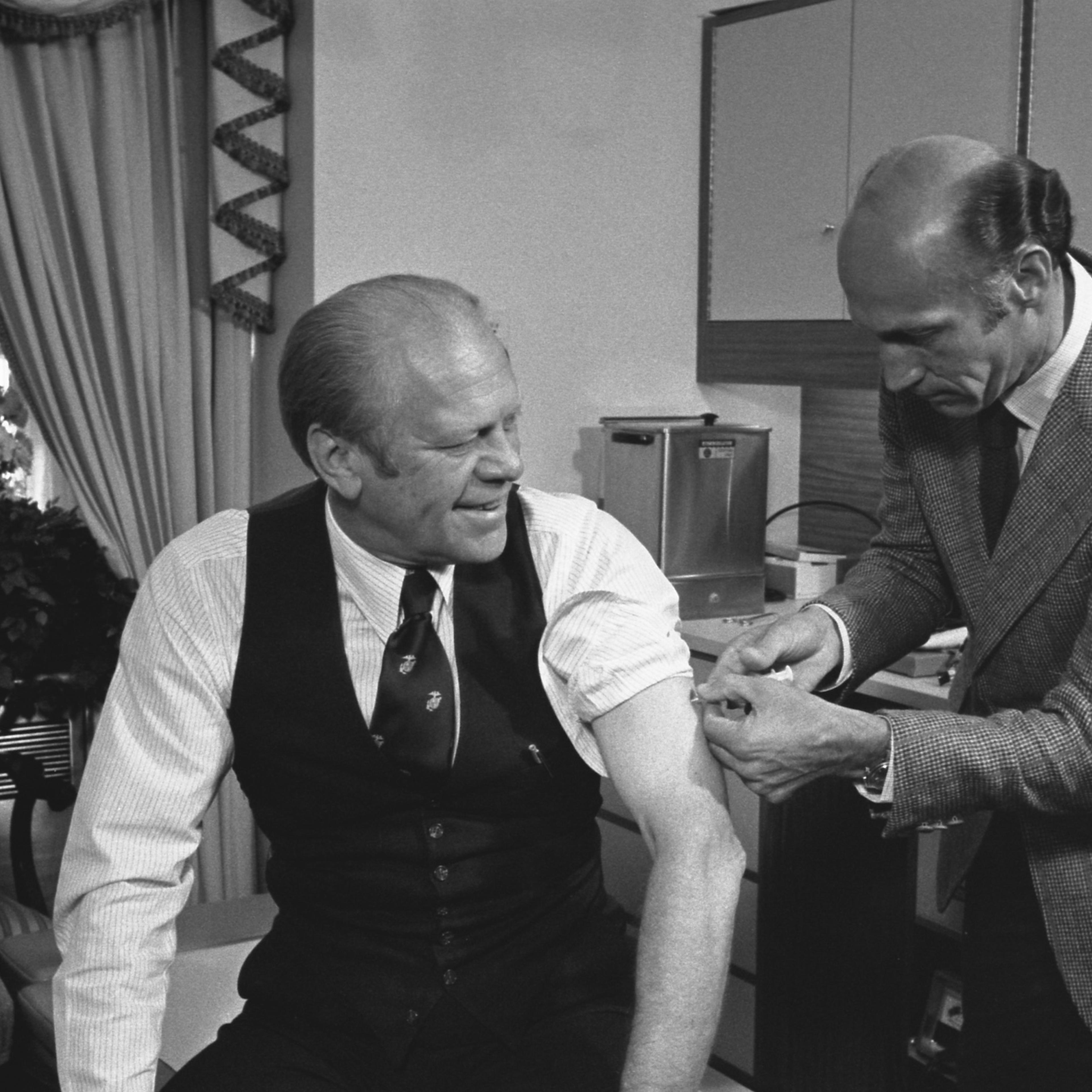 Ford Receives Swine Flu Shot
