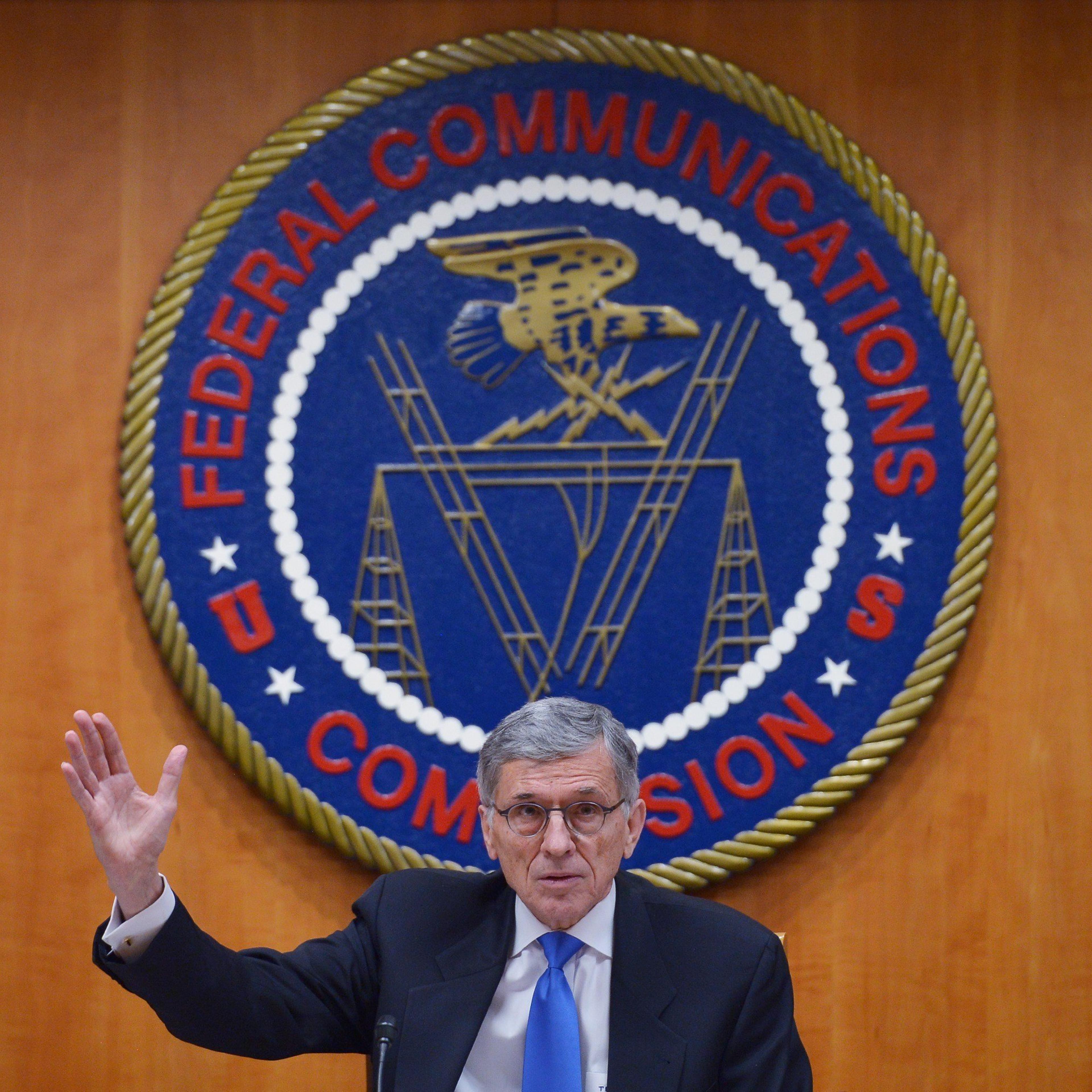 Federal Communications Commission Chairman Tom Wheeler speaks during a FCC hearing on the net neutrality on Feb. 26, 2015 in Washington.