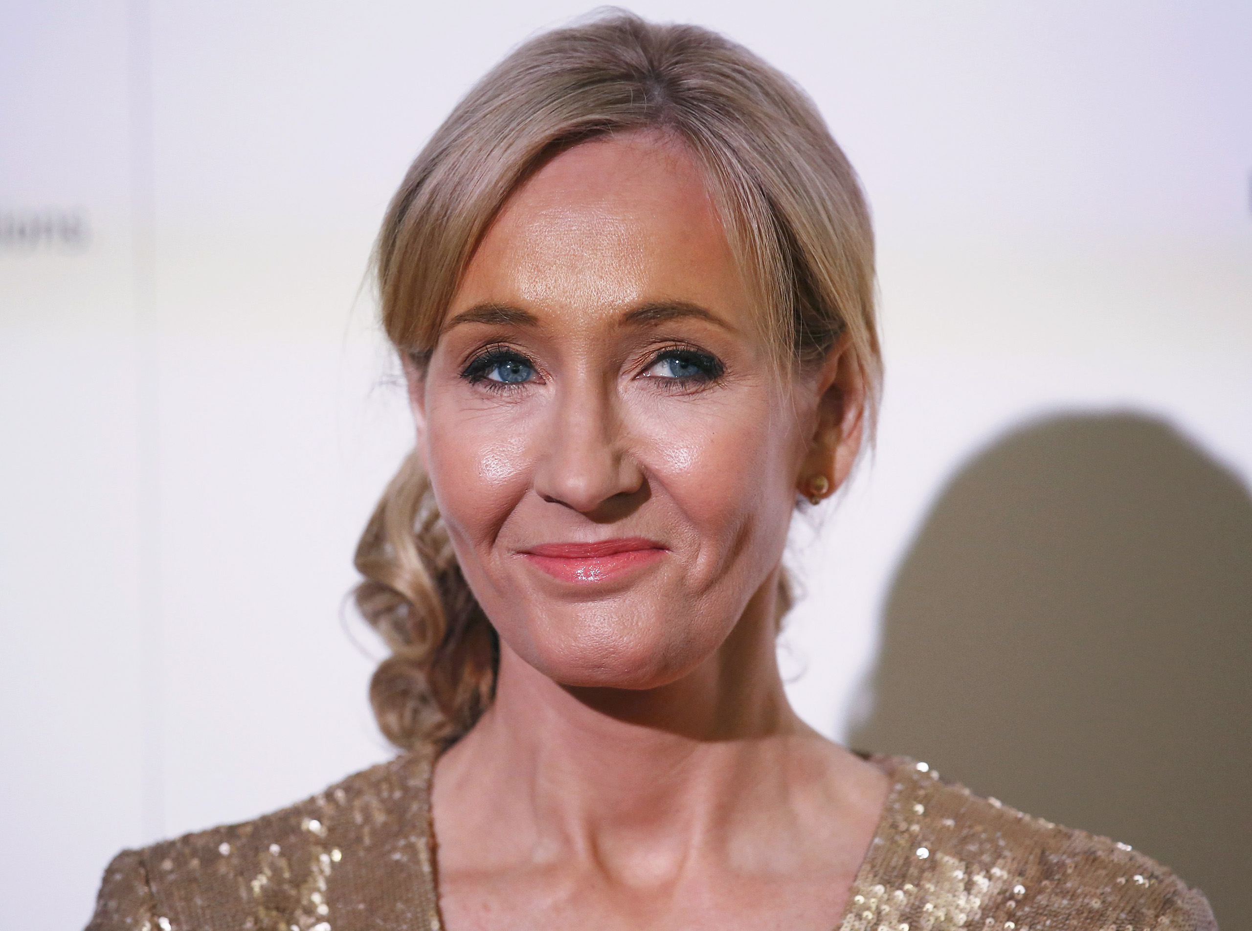 J.K. Rowling hosts a fundraising evening at the Warner Bros. Studio in London, Nov. 9, 2013.