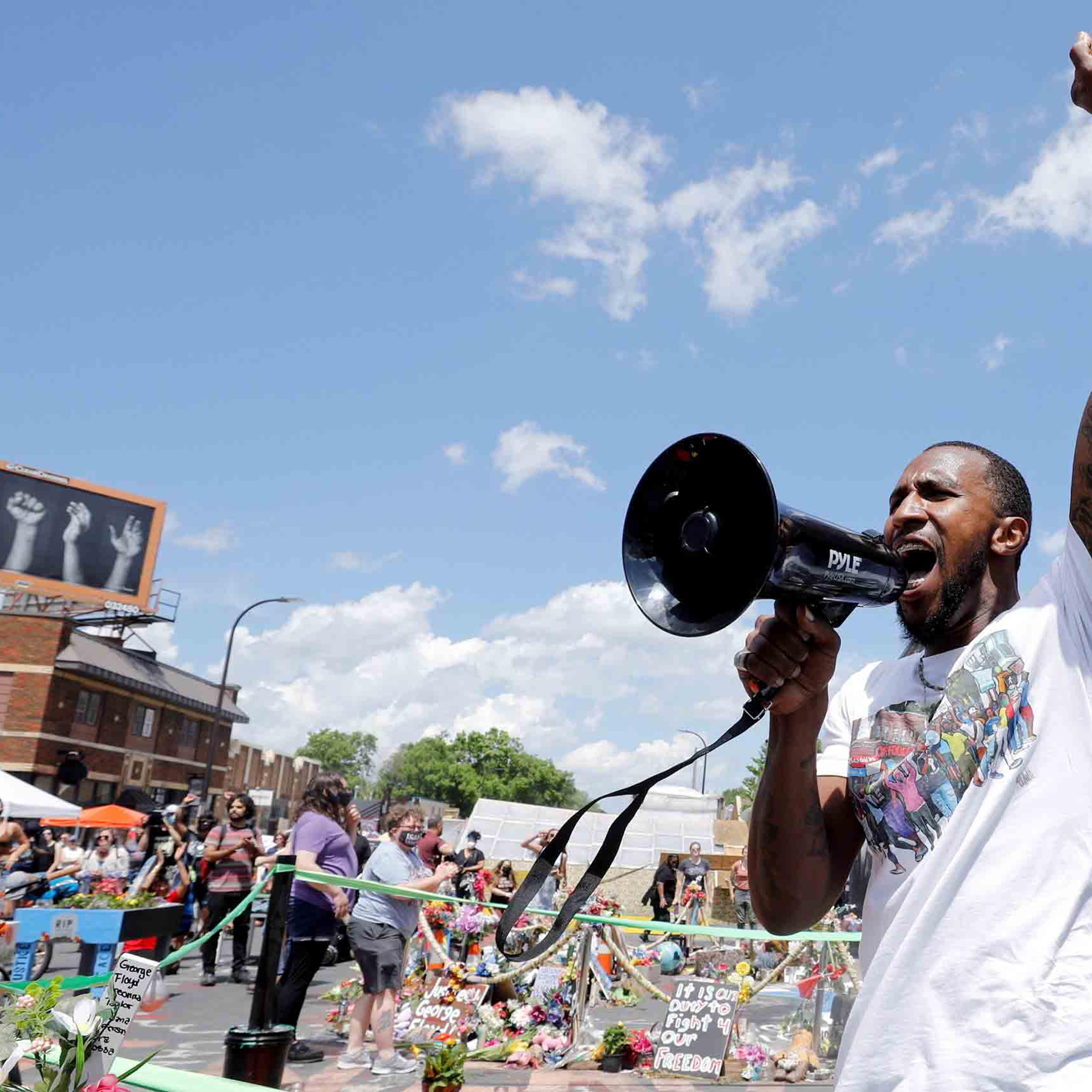One year anniversary of the death of George Floyd in Minneapolis