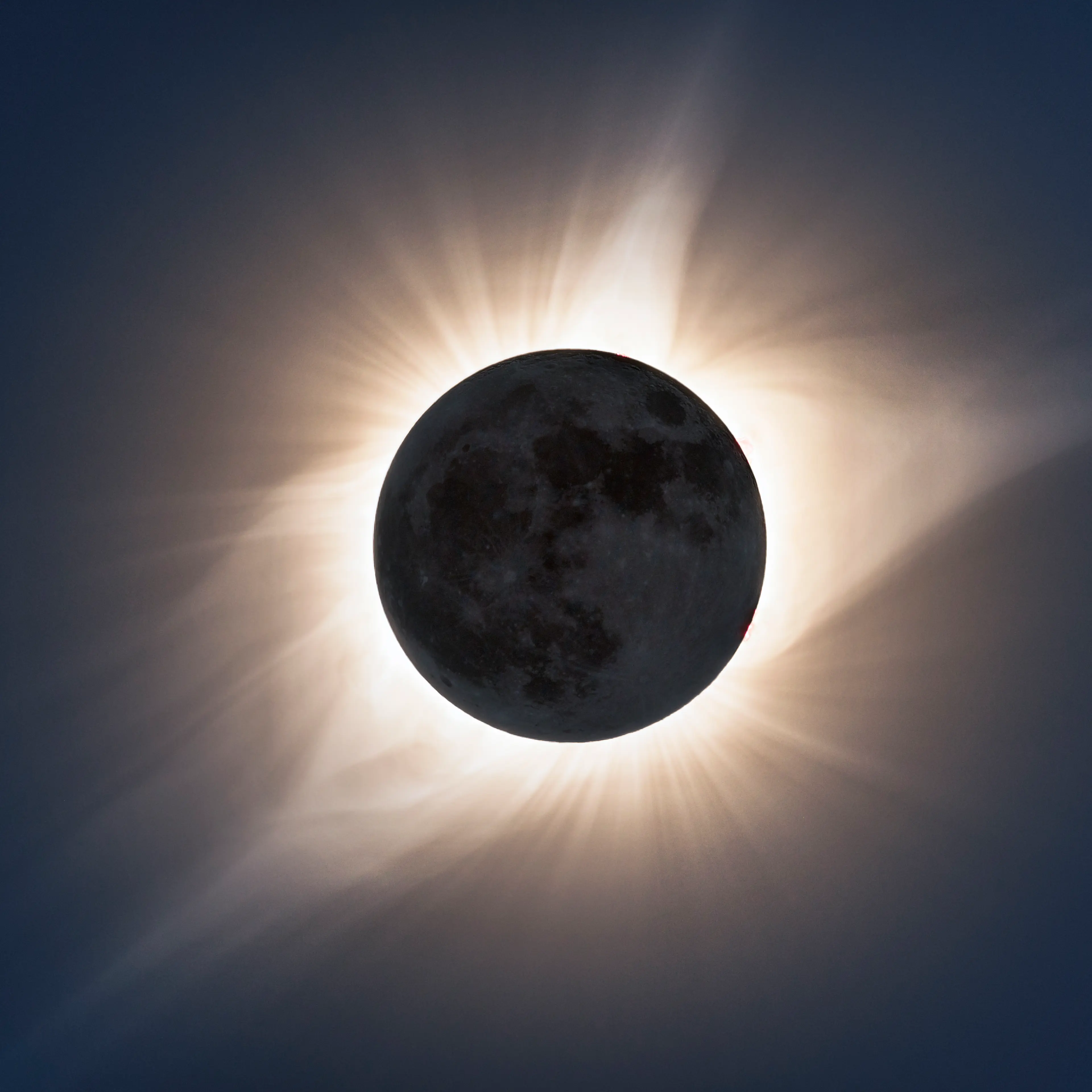 Total eclipse 2017. Totality in HDR