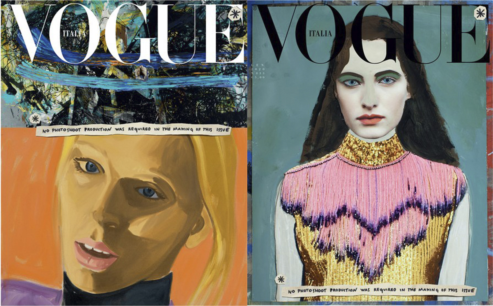 Vogue italia llustrations