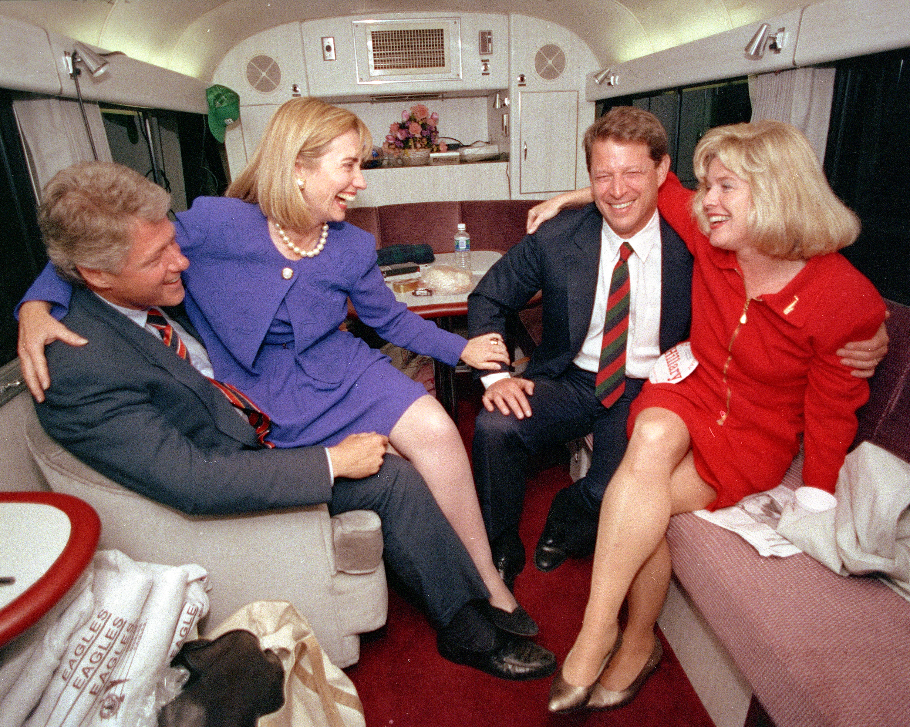 bill clinton in red dress Report: Painting of former President Bill Clinton in a dress found in  Jeffrey Epstein home