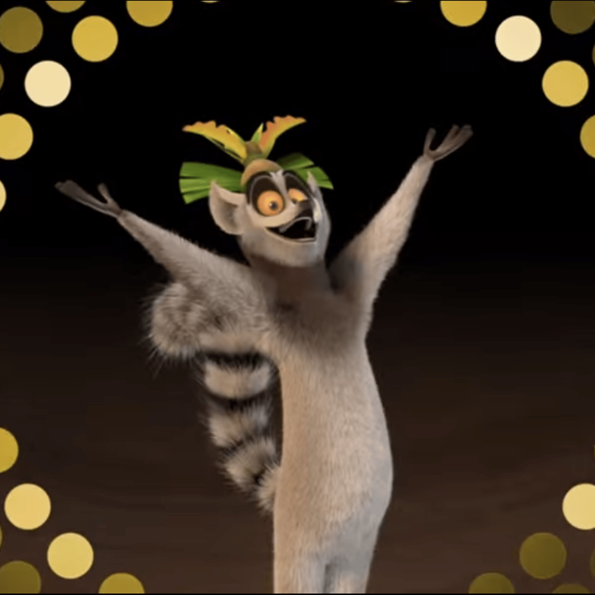 King Julien's New Years Celebration