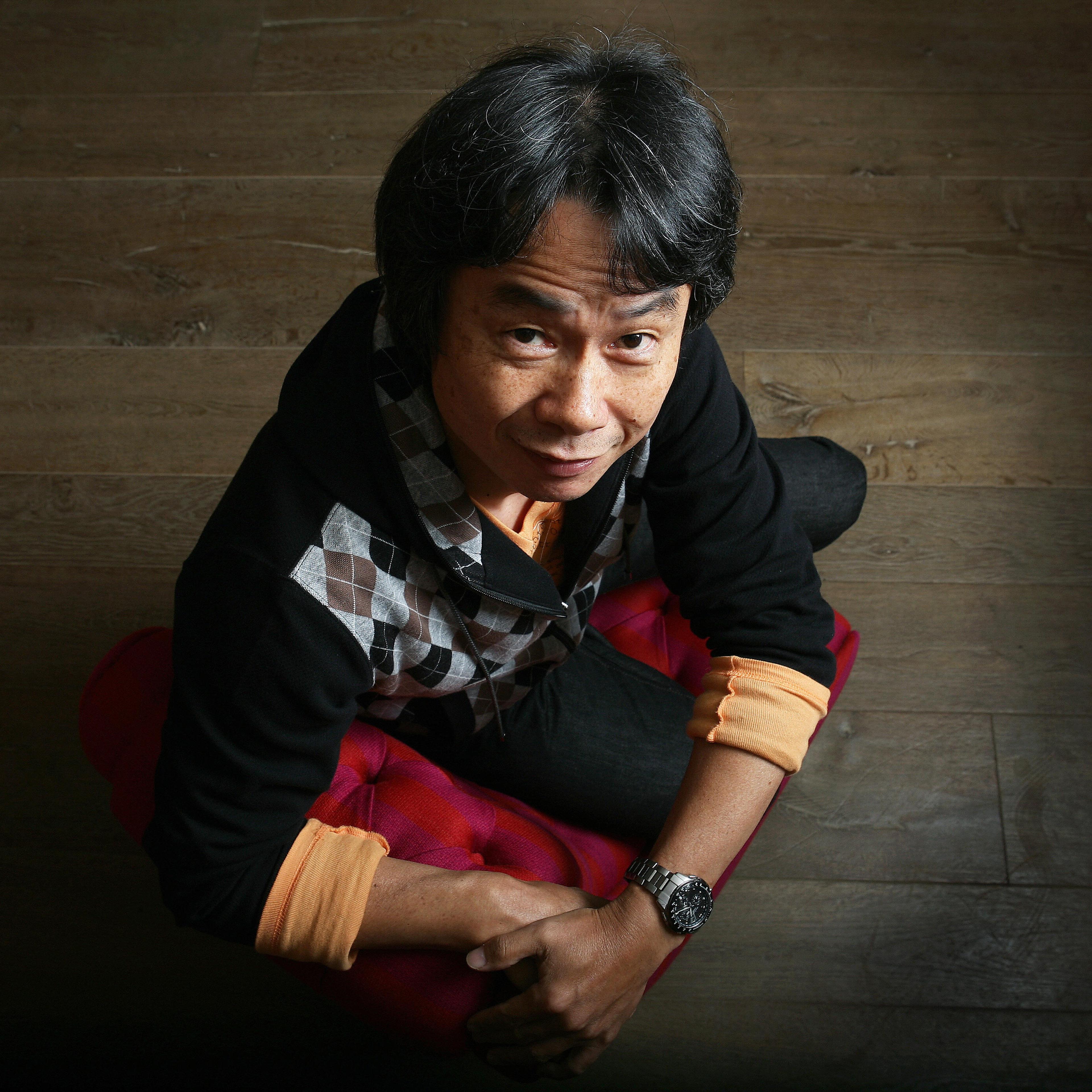 Japanese Ninento artist and game designer Shigeru Miyamoto is pictured in London, on October 21, 2008.