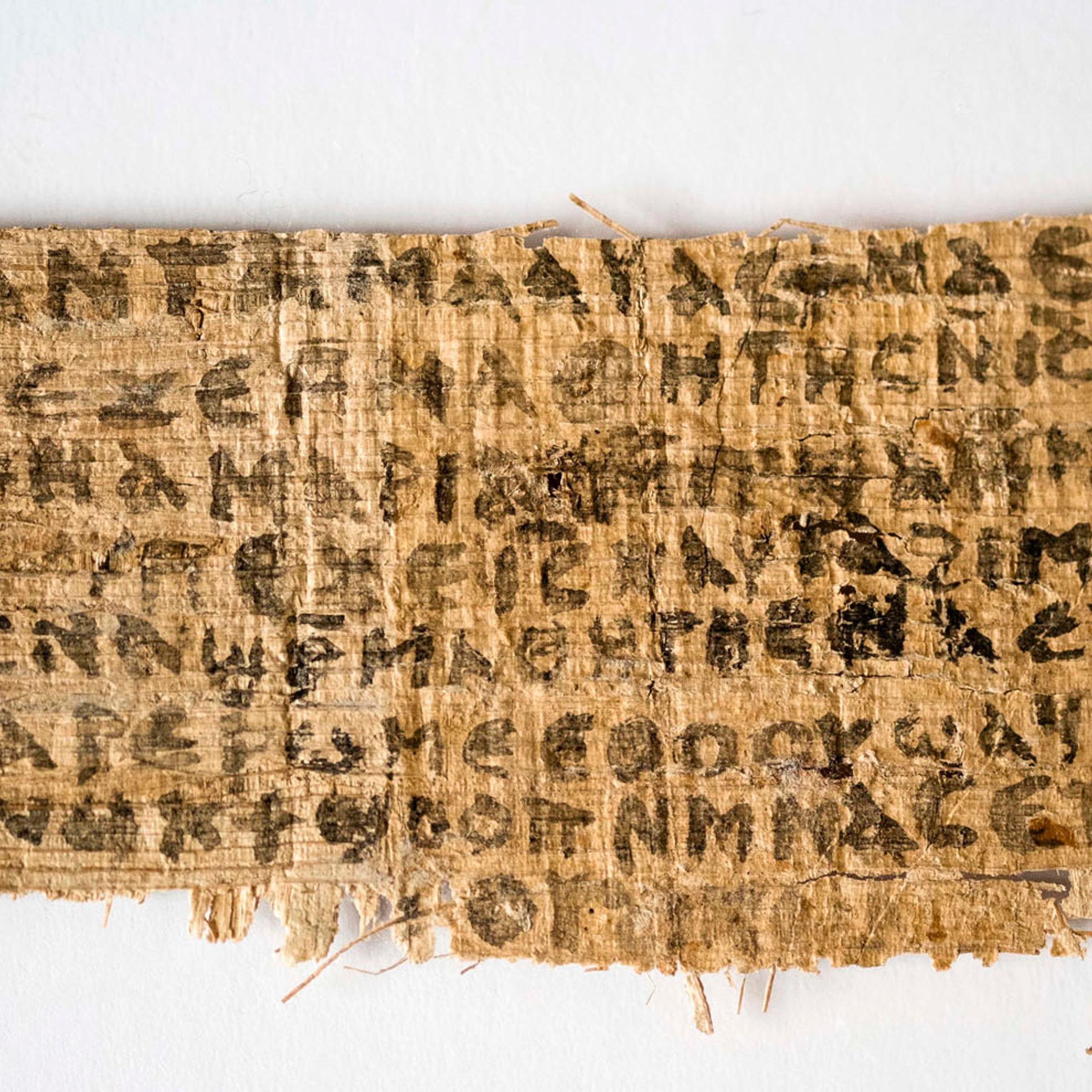 Jesus' Wife, Papyrus