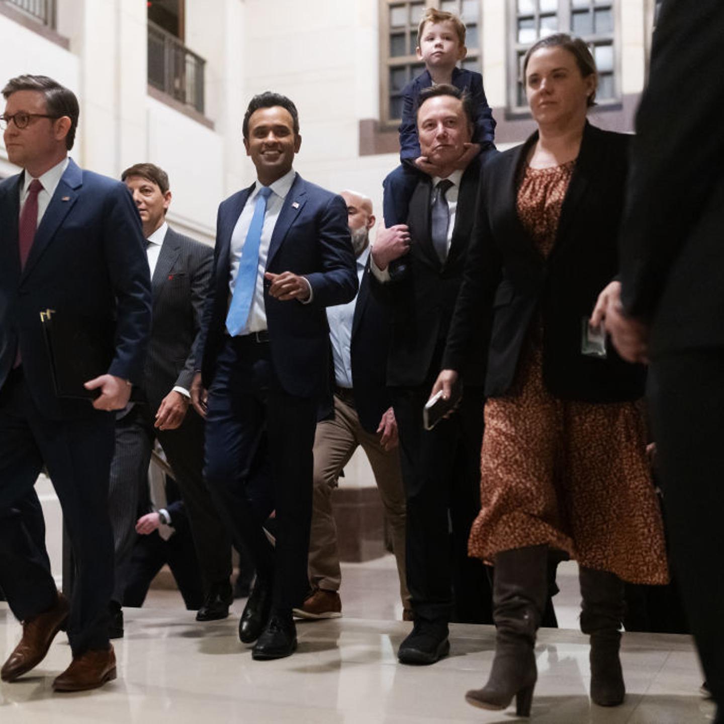 WASHINGTON, DC - DECEMBER 05: From left, House Speaker Mike Joh