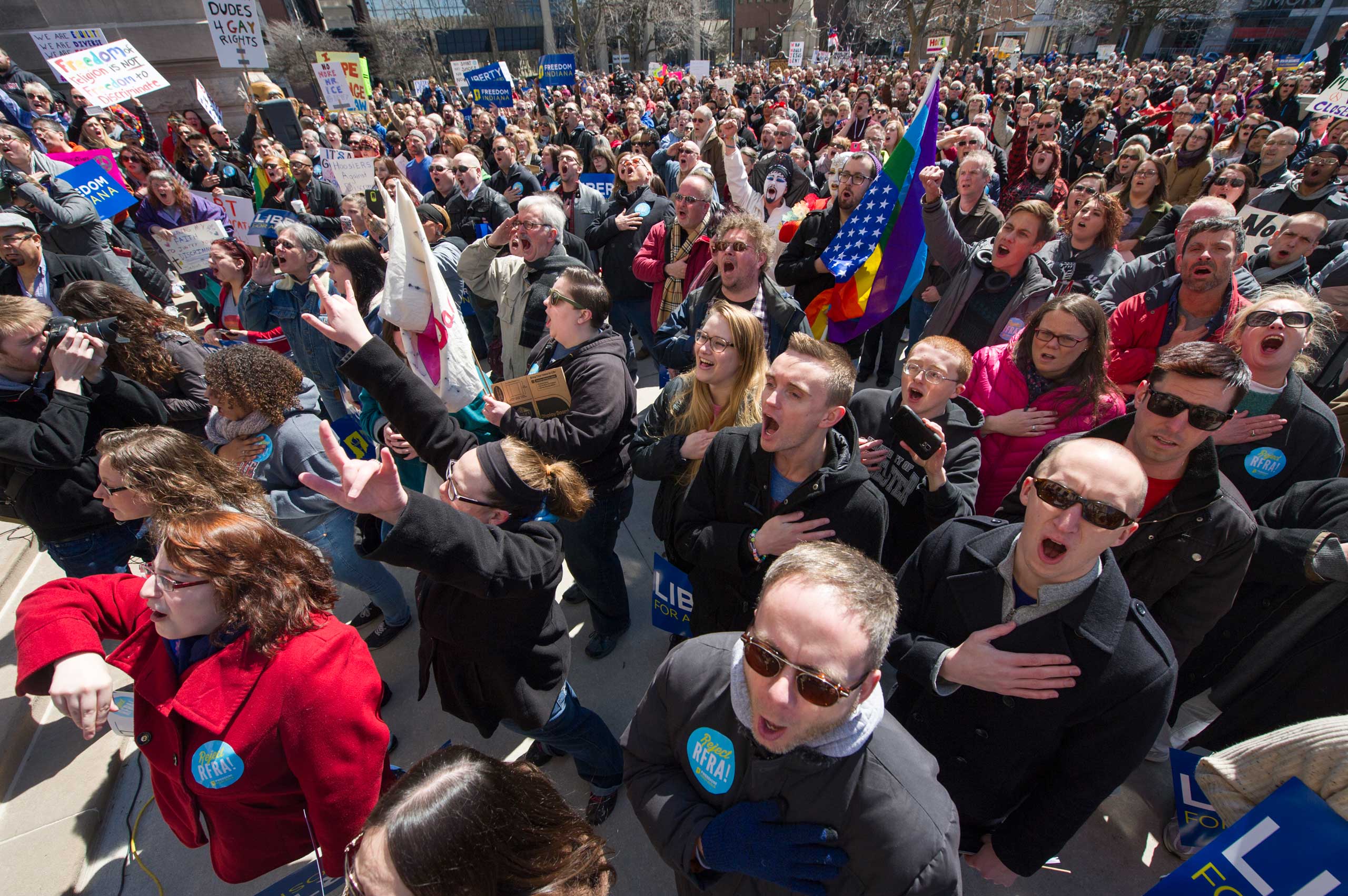 Protesters