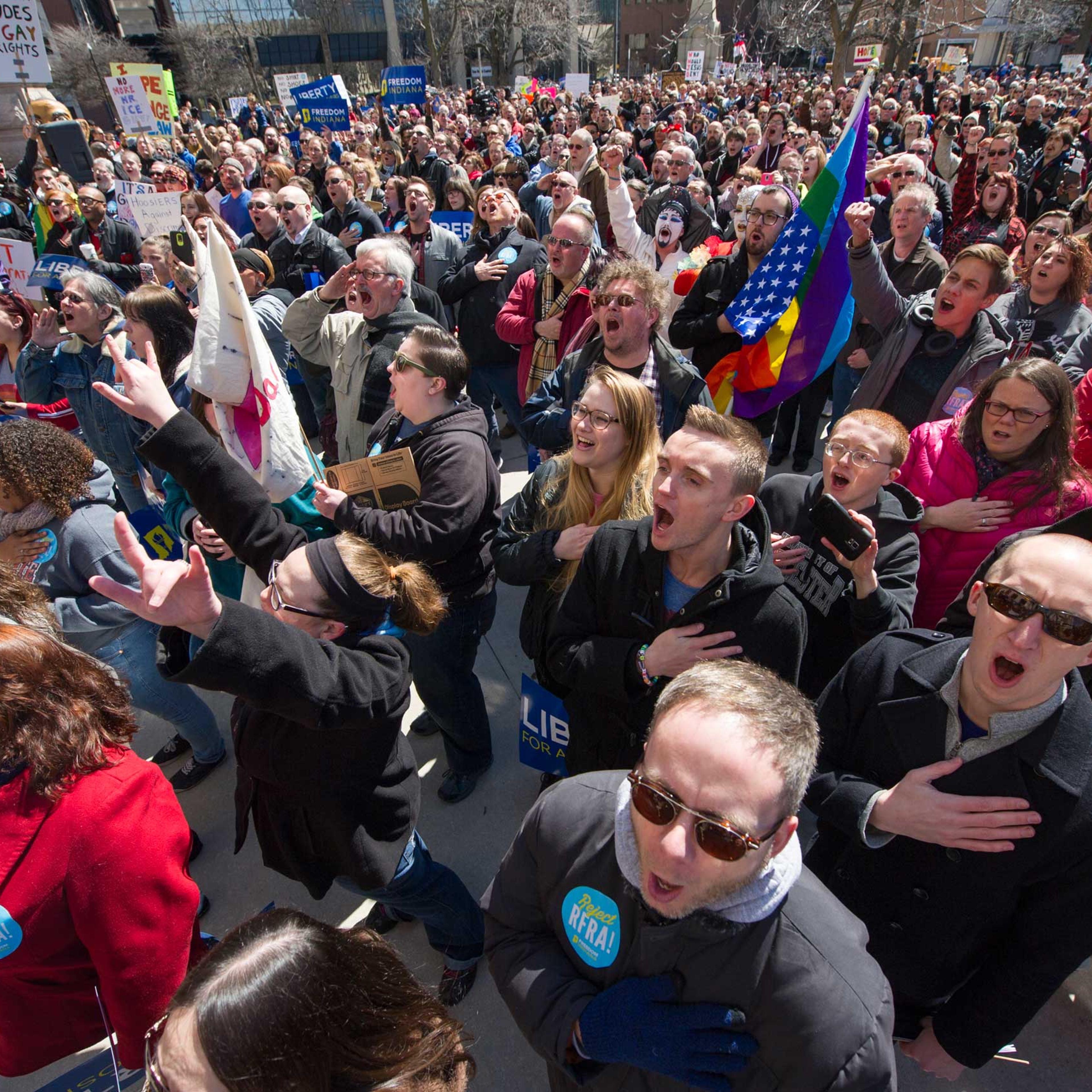 Protesters