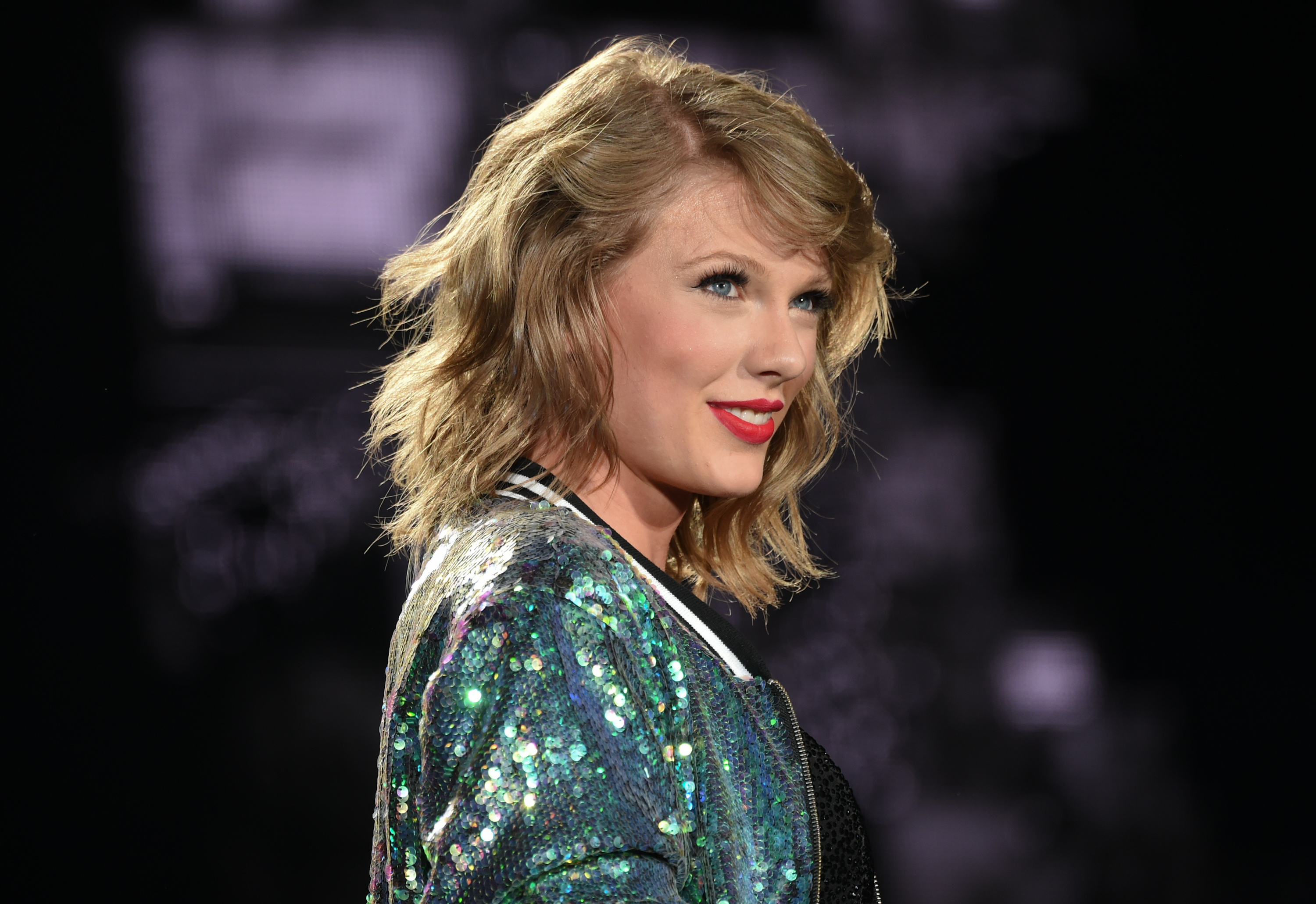 Taylor Swift during her "1989" world tour in East Rutherford, N.J. on July 10, 2015.