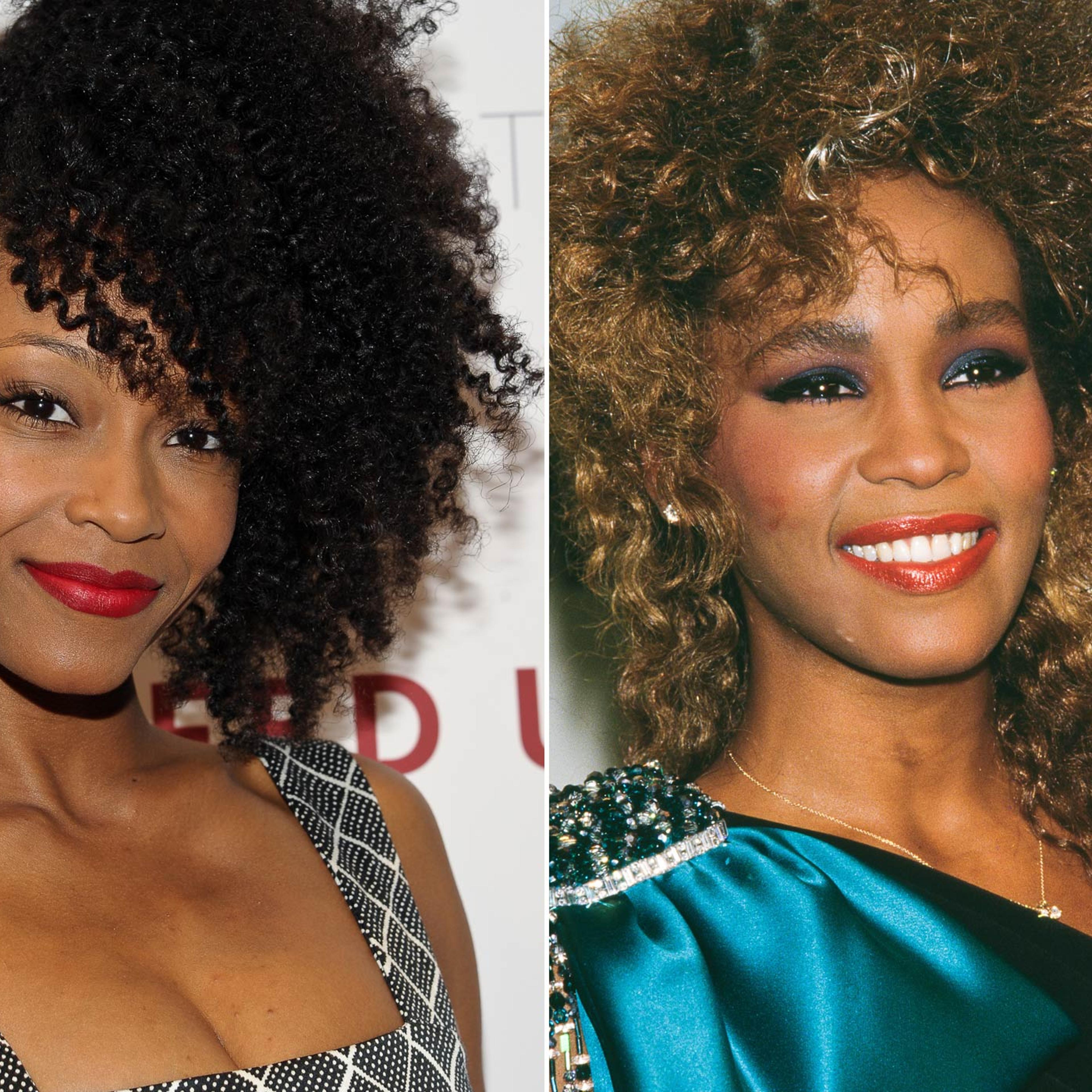 From left: Yaya Dacosta; Whitney Houston