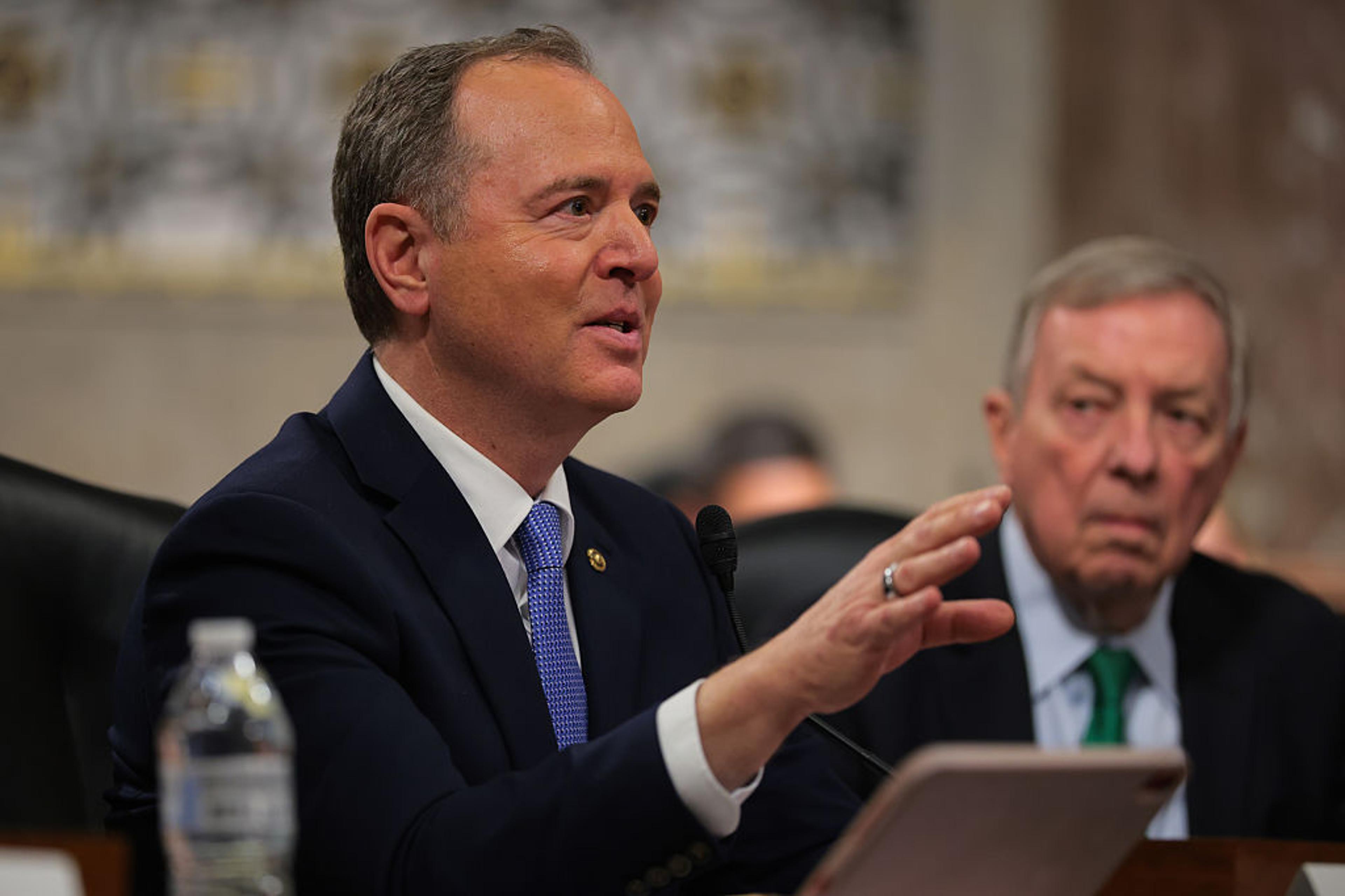 Sen. Schiff And Rep. Raskin Hold Bicameral Hearing On Trump's Justice Department