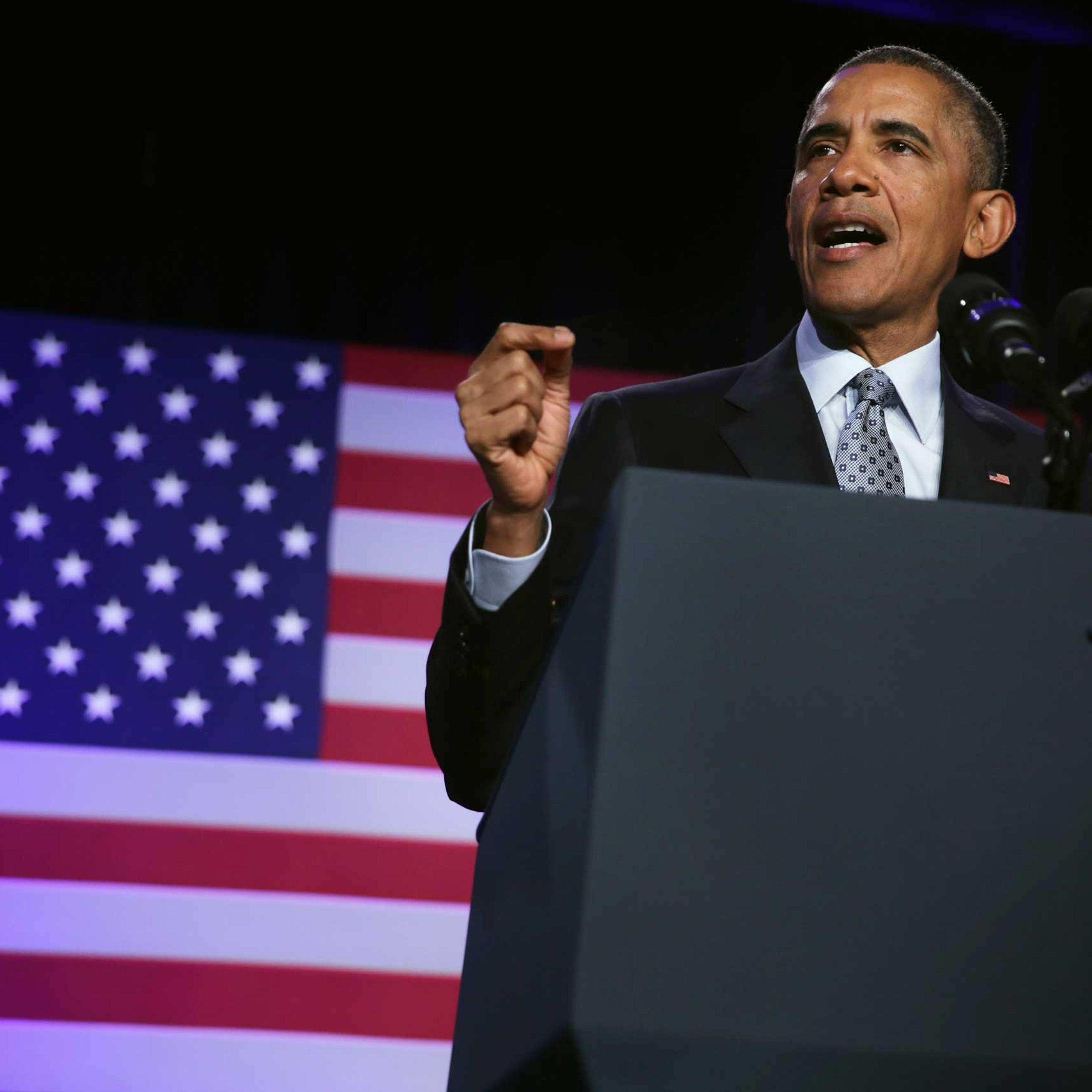 President Obama Addresses DNC Winter Meeting