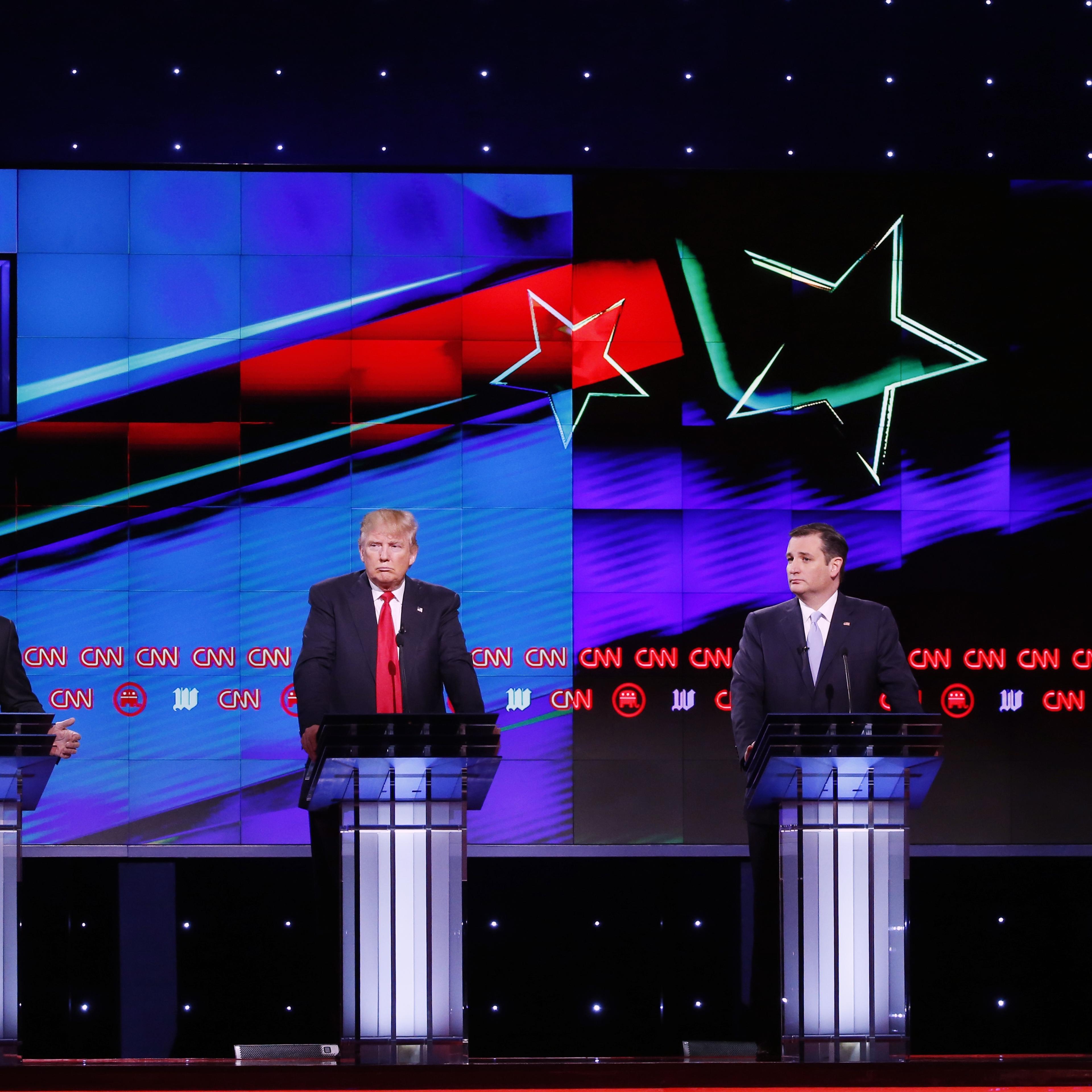 Marco Rubio, Donald Trump, John Kasich, Ted Cruz