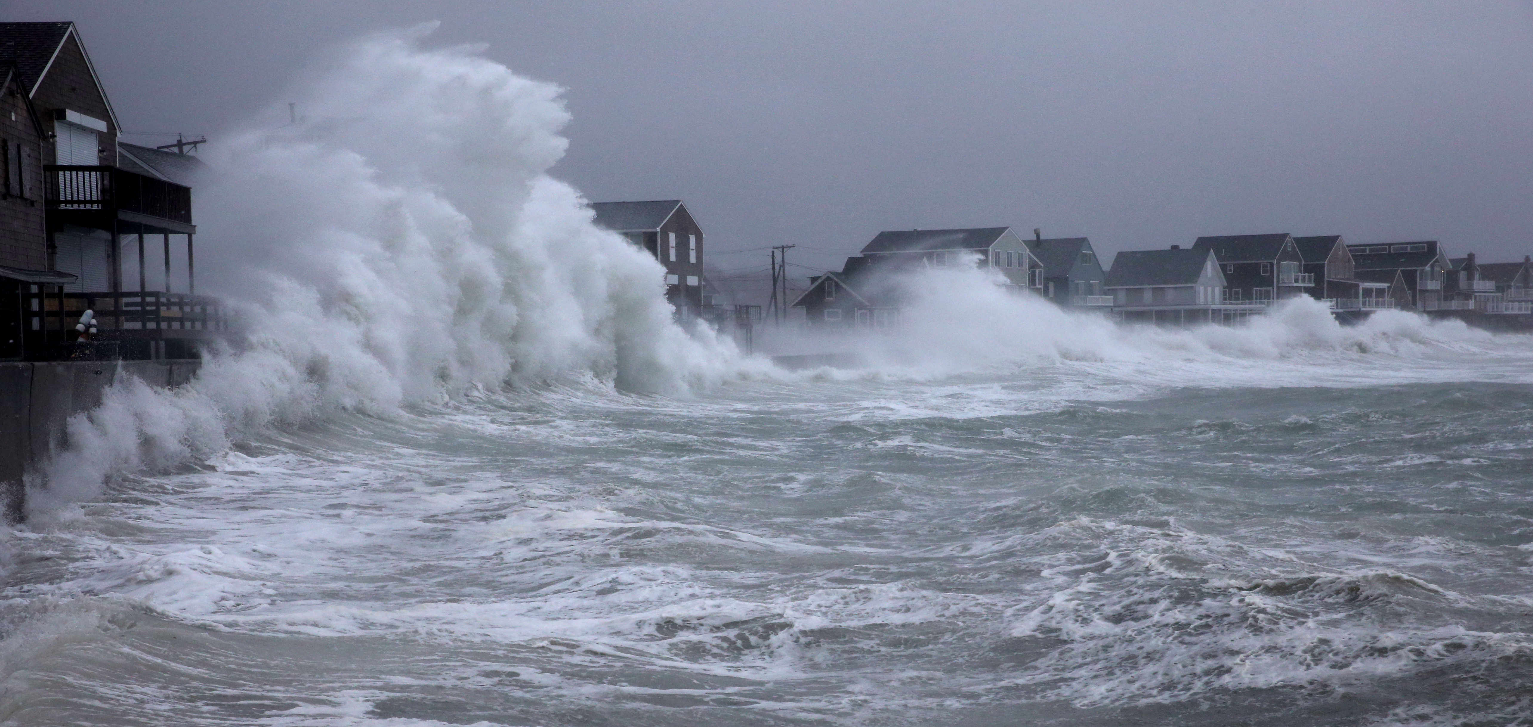 Nor'easter Storm Hits Massachusetts