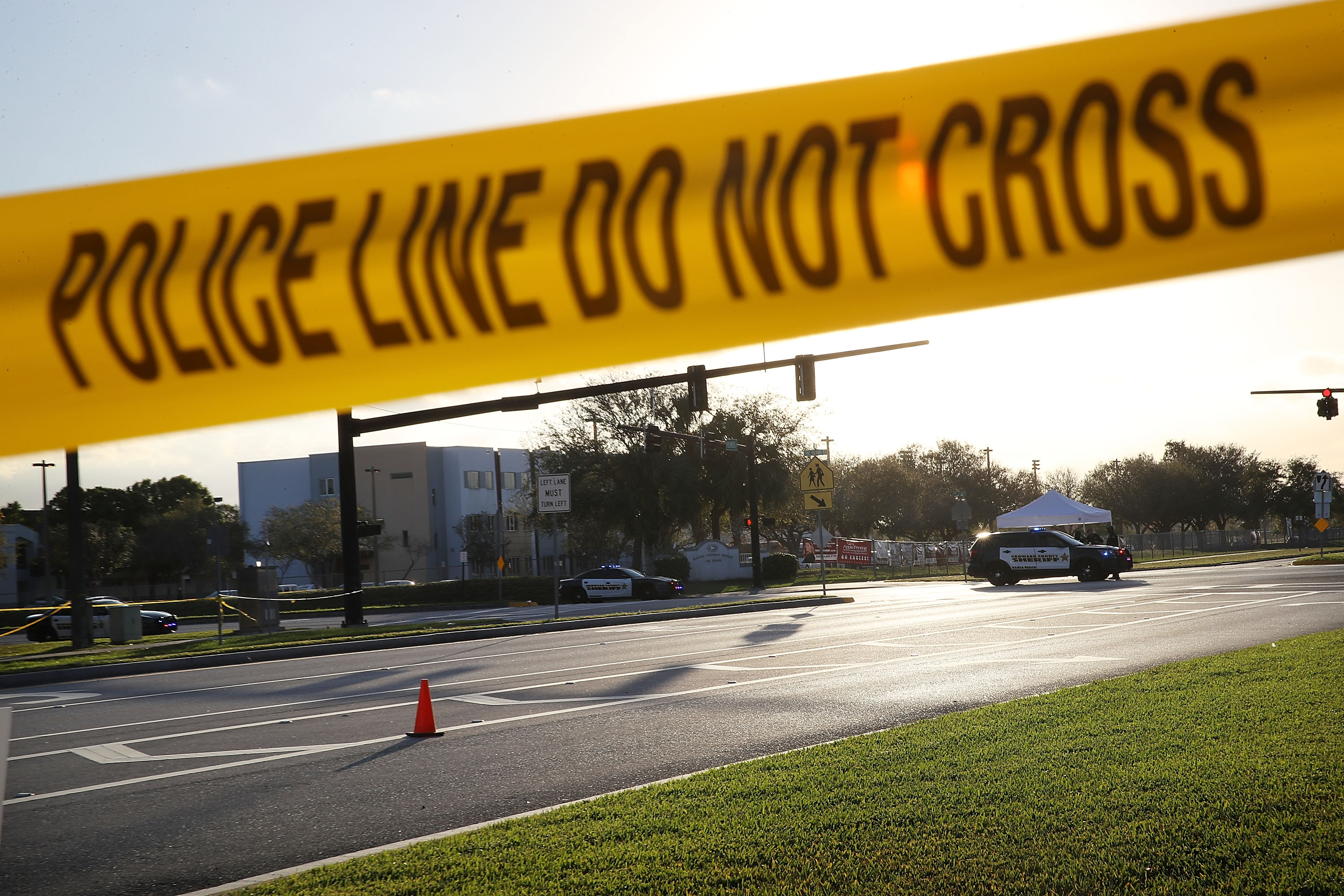 Florida Town Of Parkland In Mourning, After Shooting At Marjory Stoneman Douglas High School Kills 17