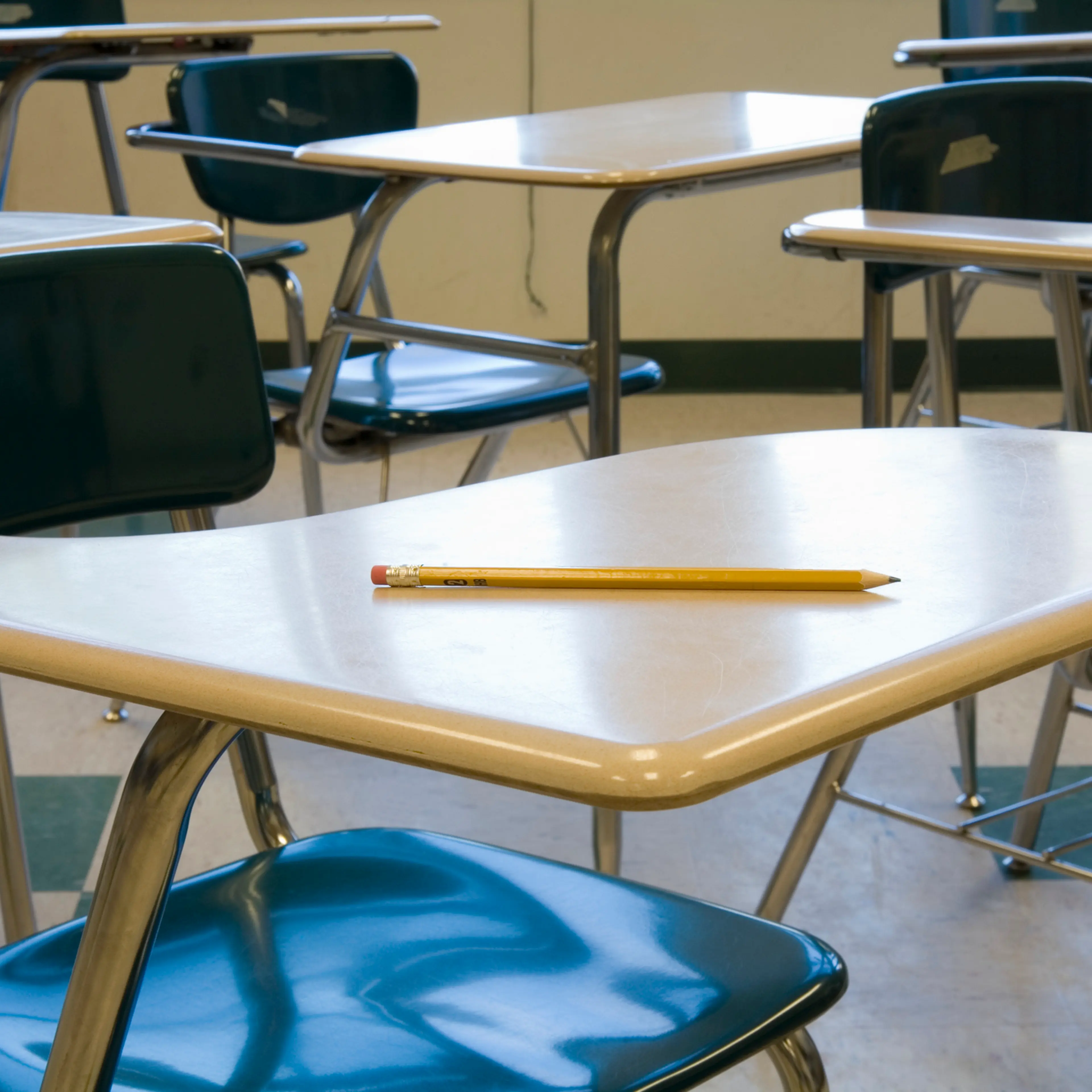 An empty classroom