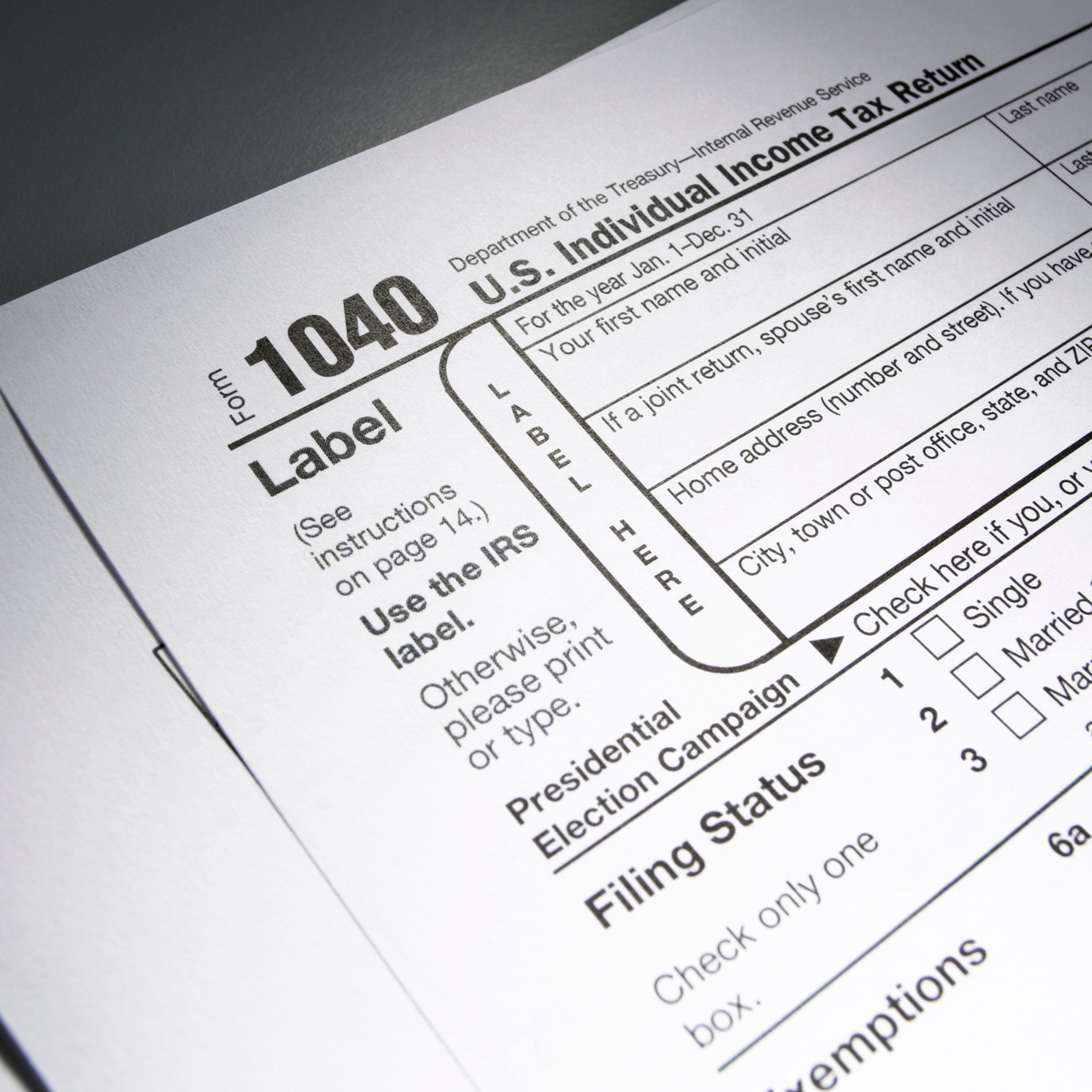 1040 Tax Form
