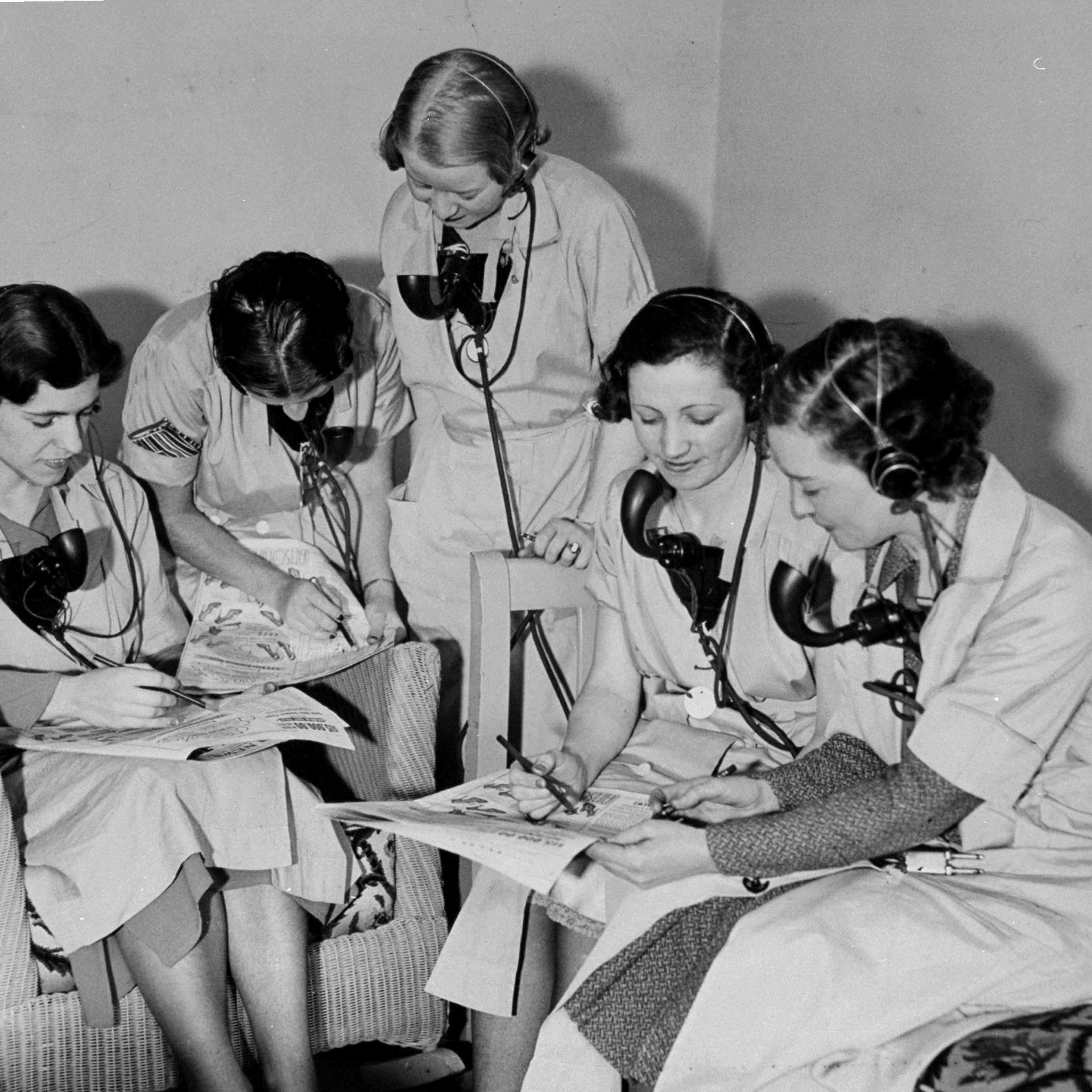 Hello girls at the New Yorker Hotel, Harriet Lundgren, Clair