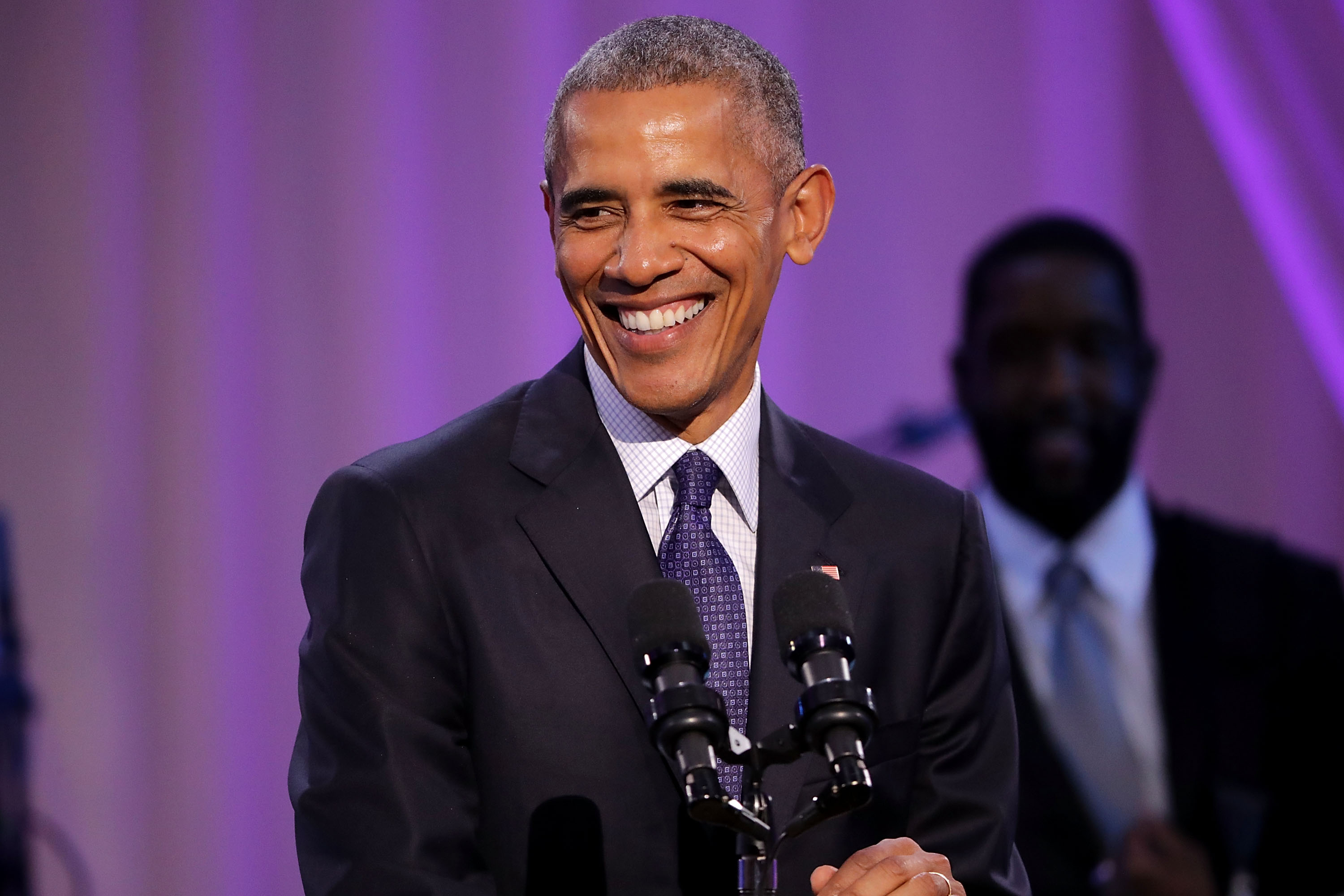 President Obama And First Lady Speak At BET Event At The White House