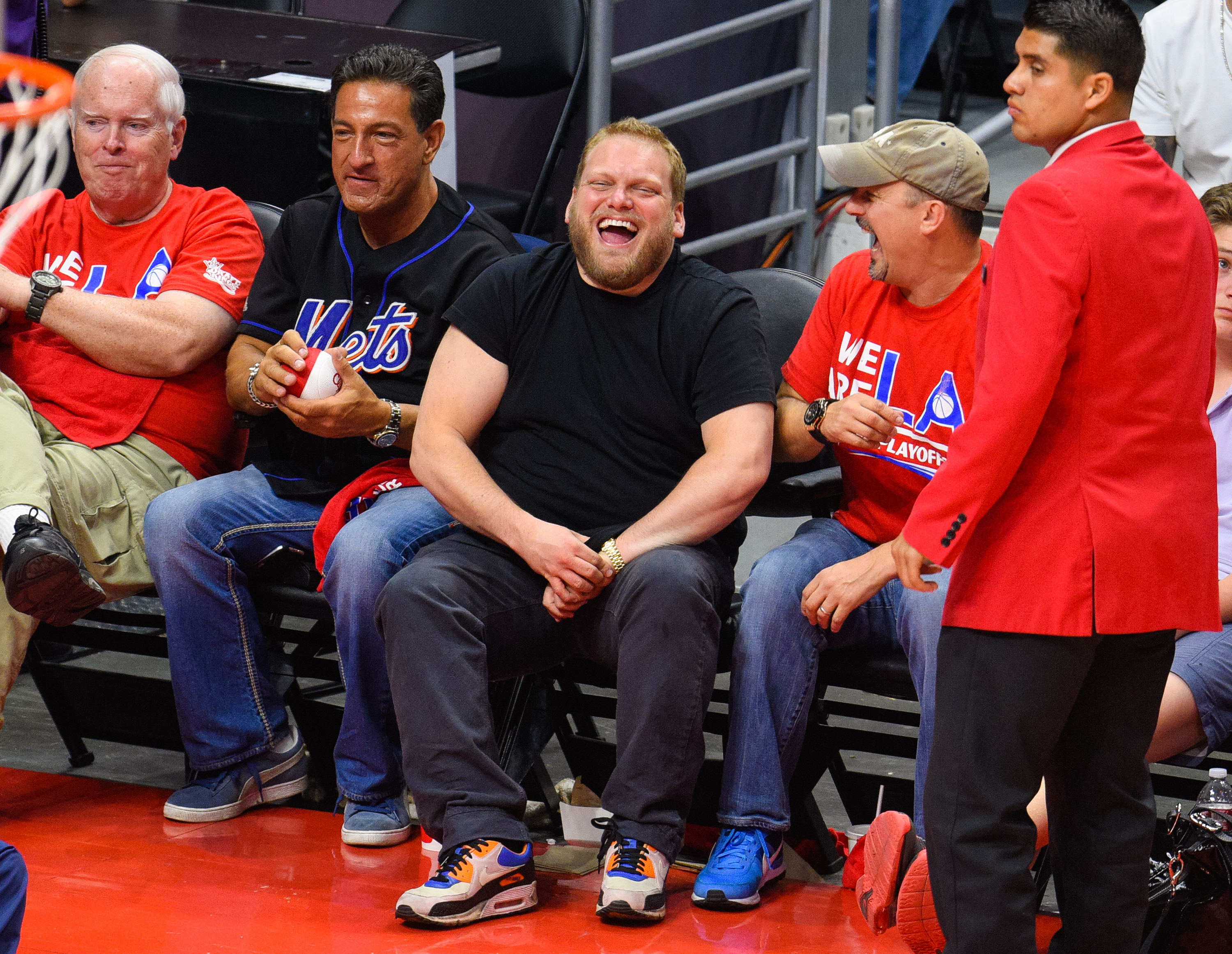 Celebrities At The Los Angeles Clippers Game
