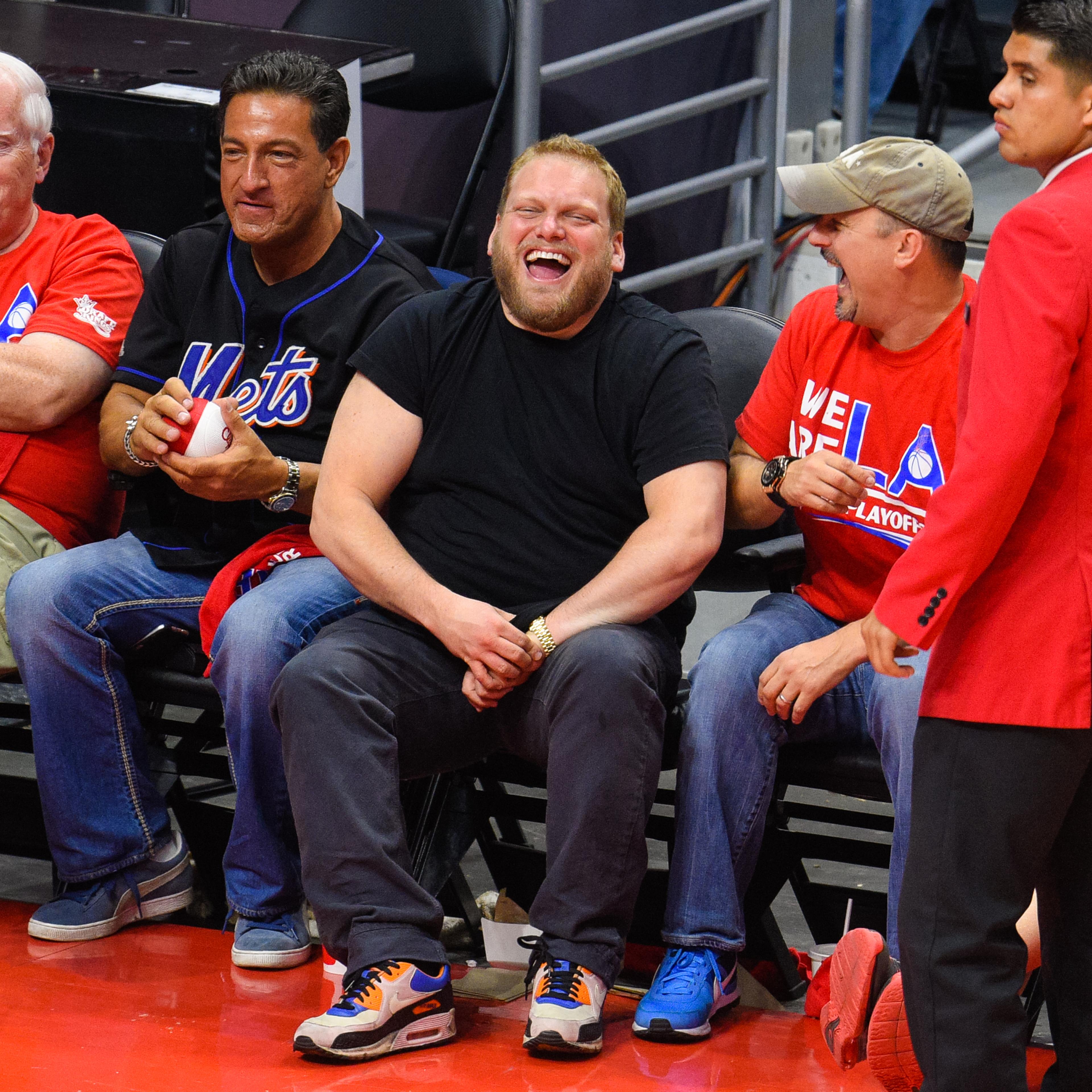 Celebrities At The Los Angeles Clippers Game