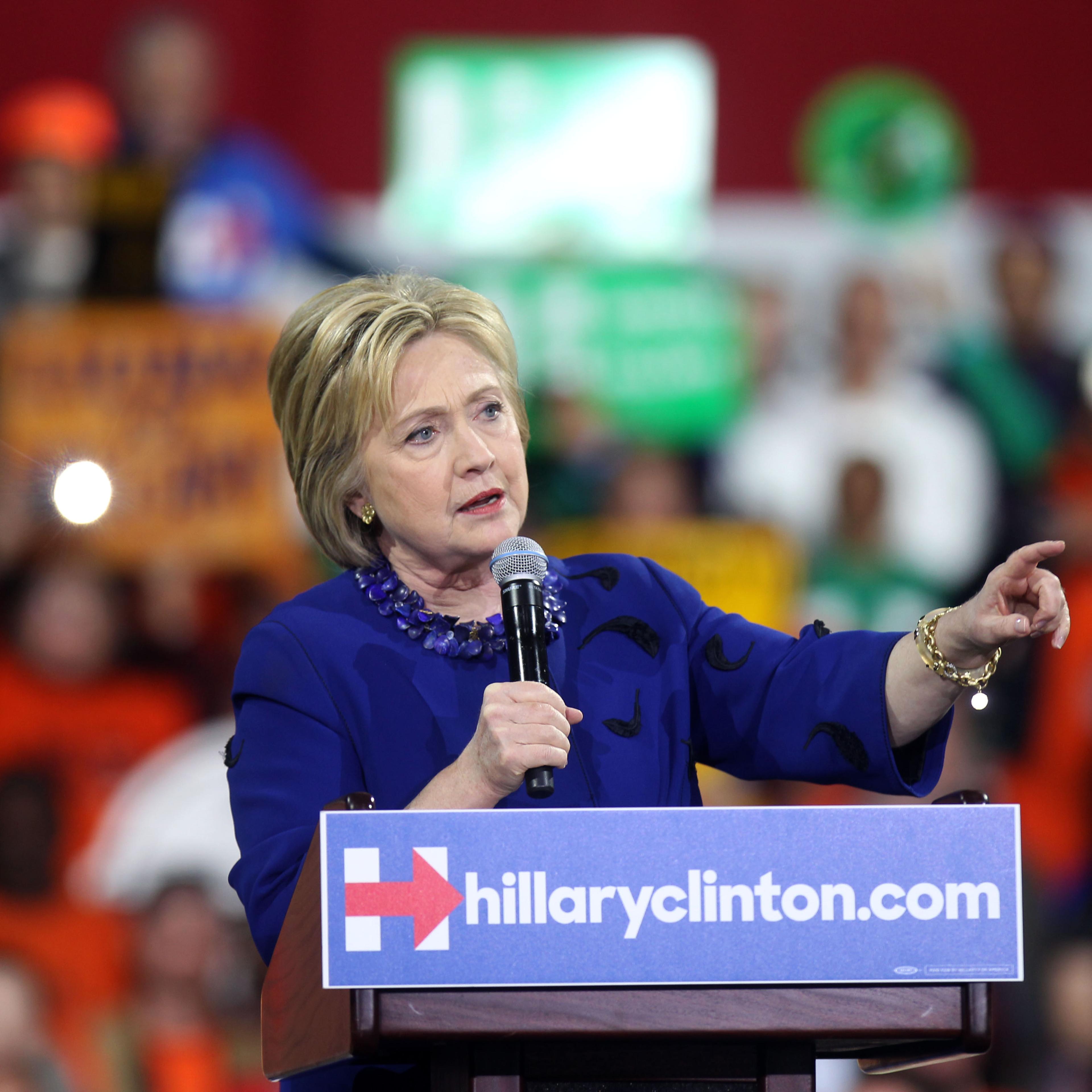 Hillary Clinton Holds Post-Super Tuesday Rally In NYC