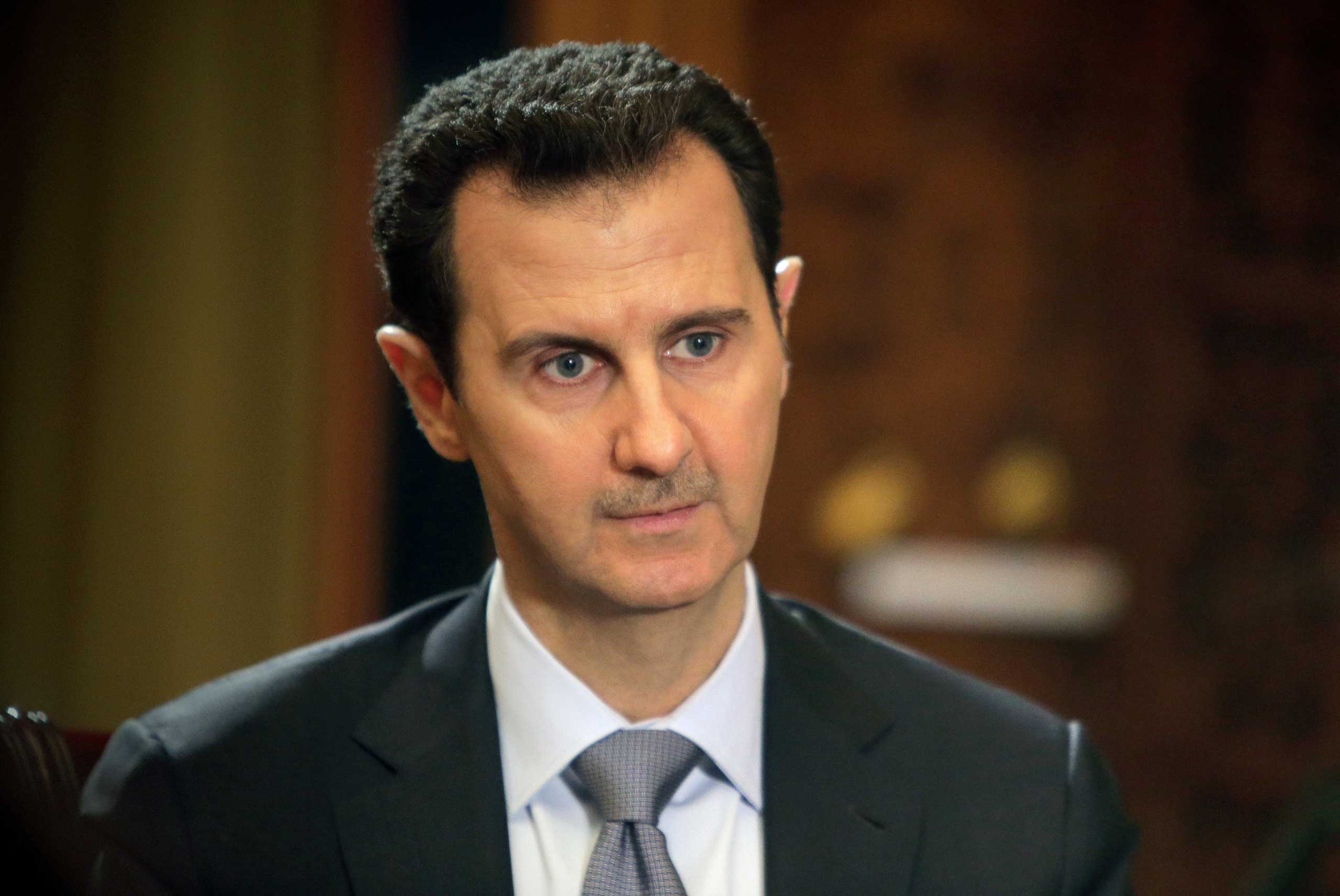 President Bashar Assad in 2014.