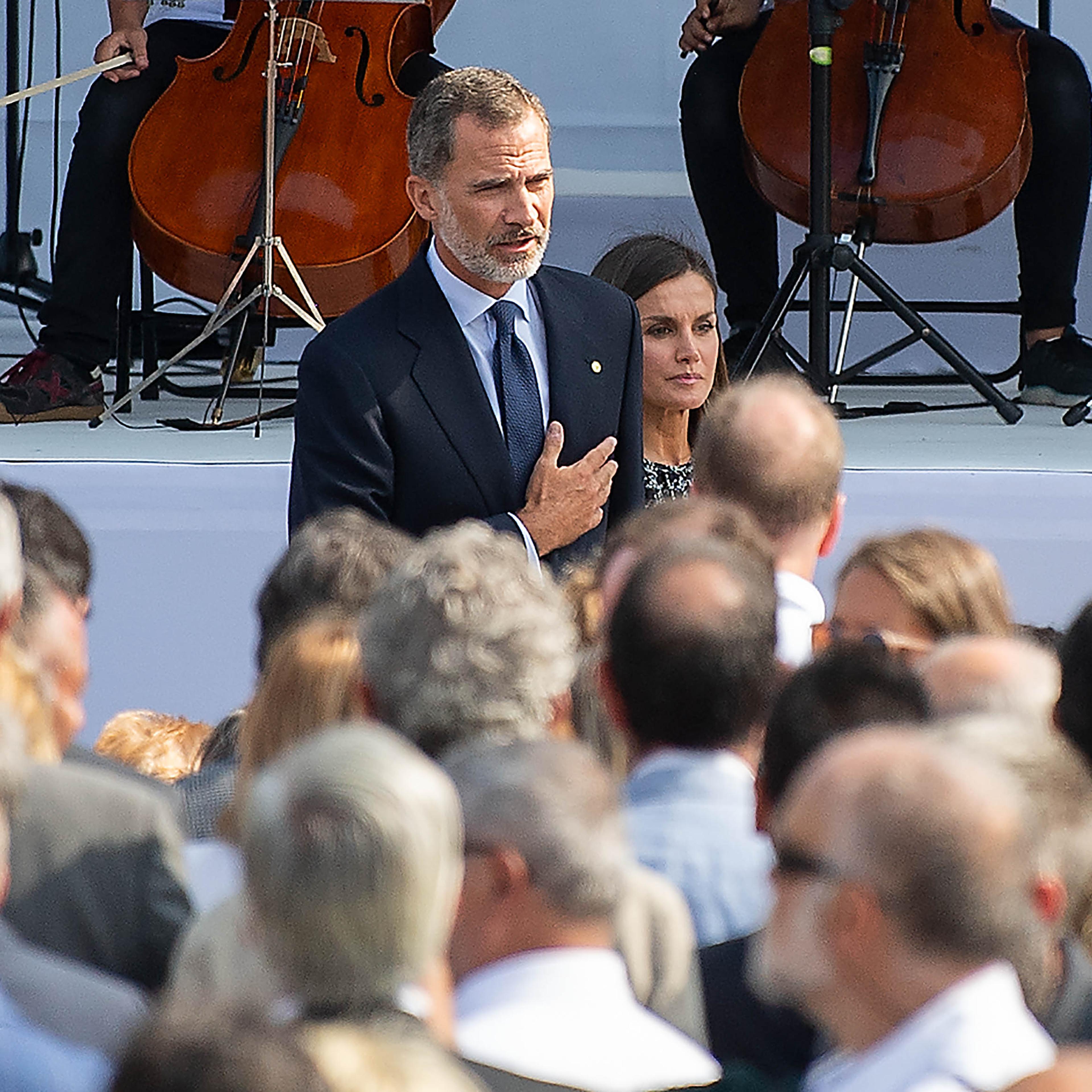 King Felipe VI and Queen Letizia at the ceremony