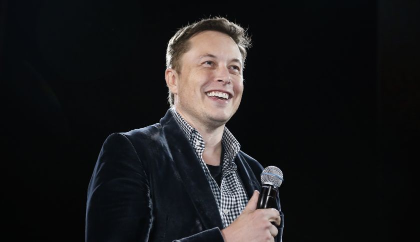 Tesla Motors Inc CEO Elon Musk unveils a new all-wheel-drive version of the Model S car in Hawthorne, California